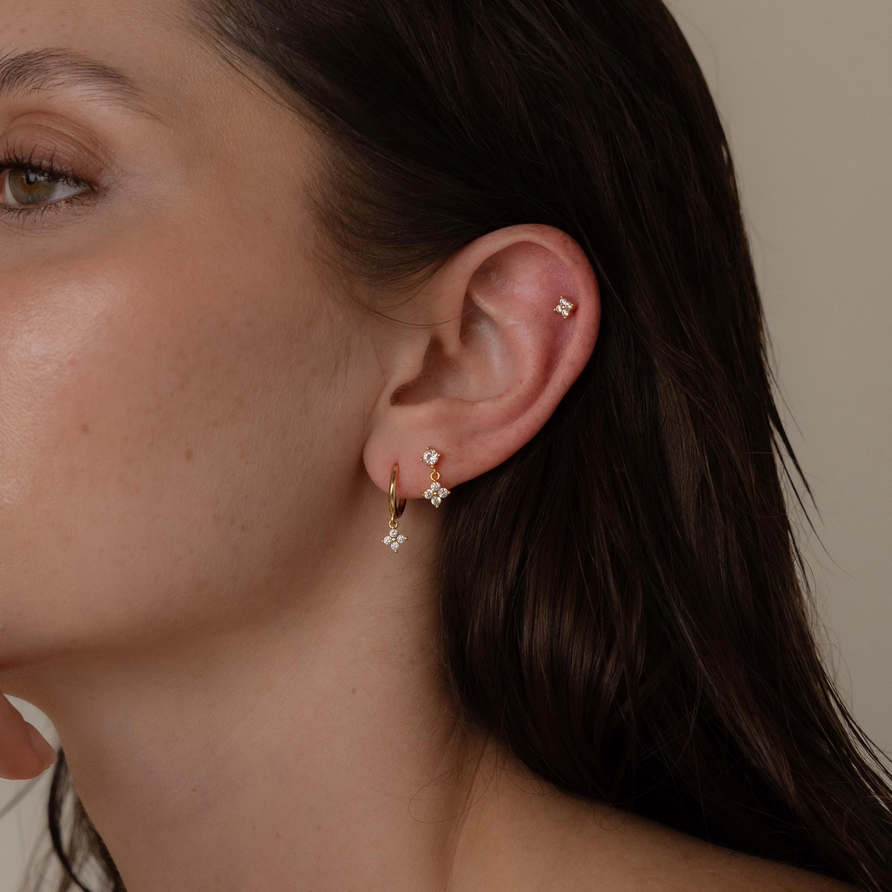 Ivy Flower Flat Back Studs - Image 8