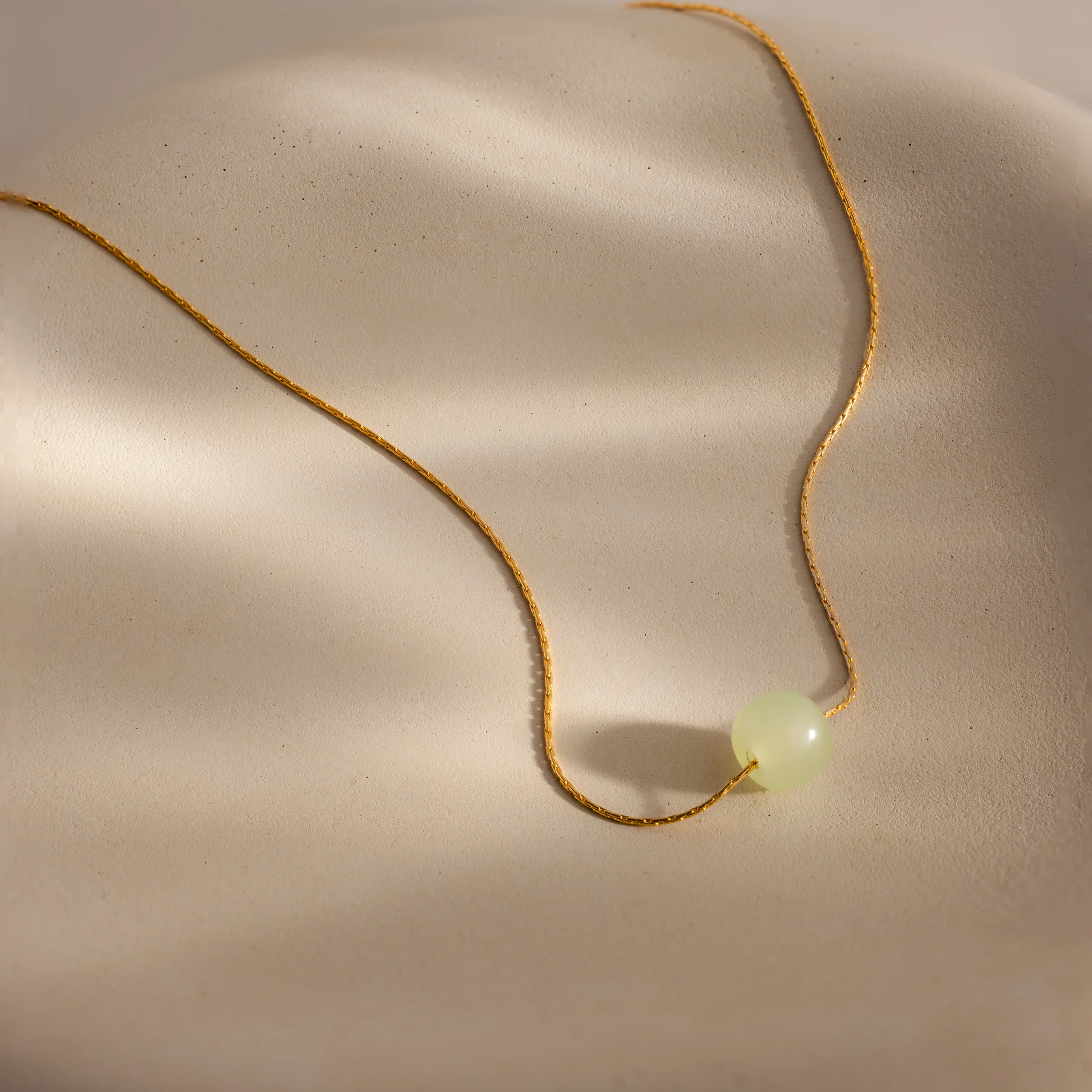Jade Bead Necklace