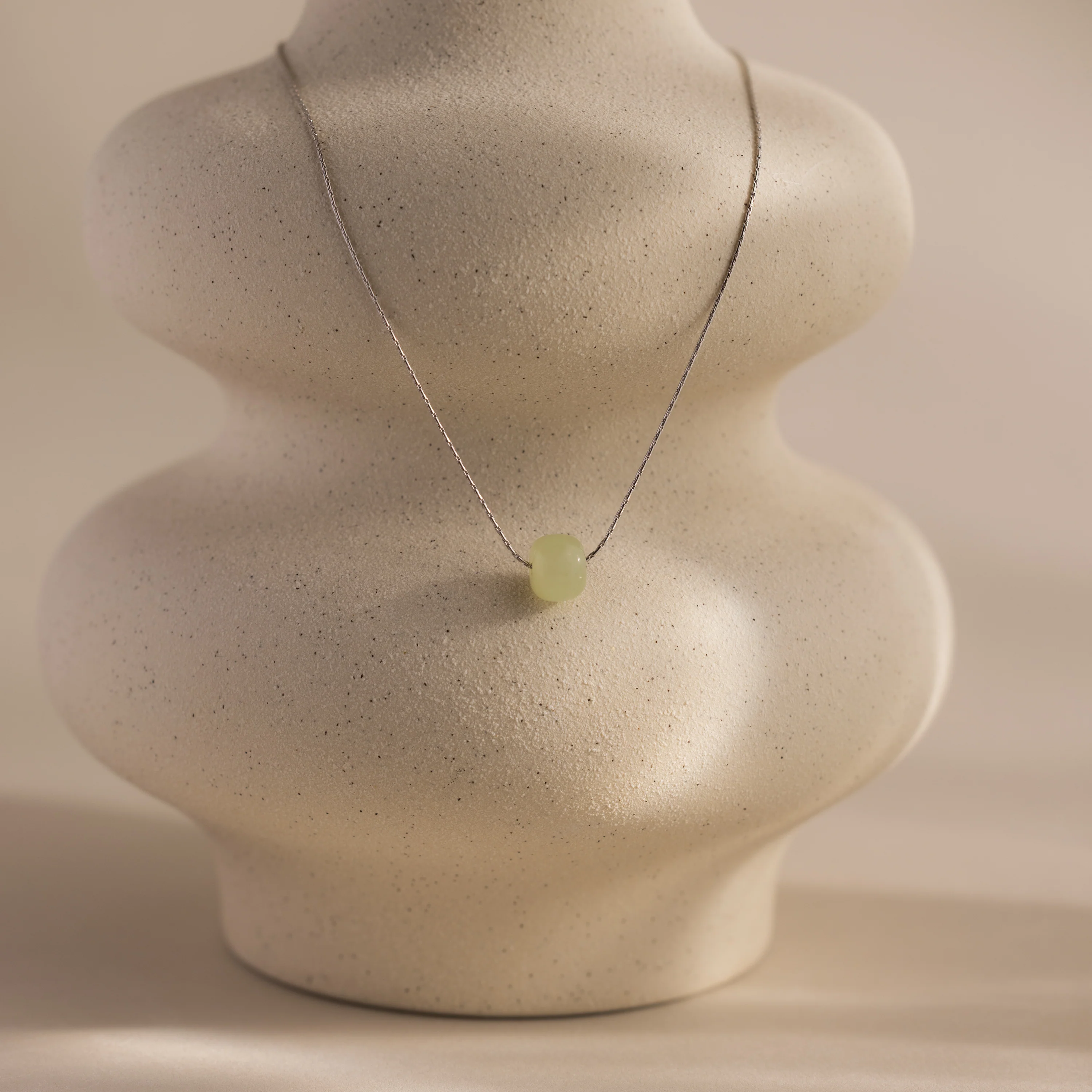 Jade Bead Necklace - Image 3