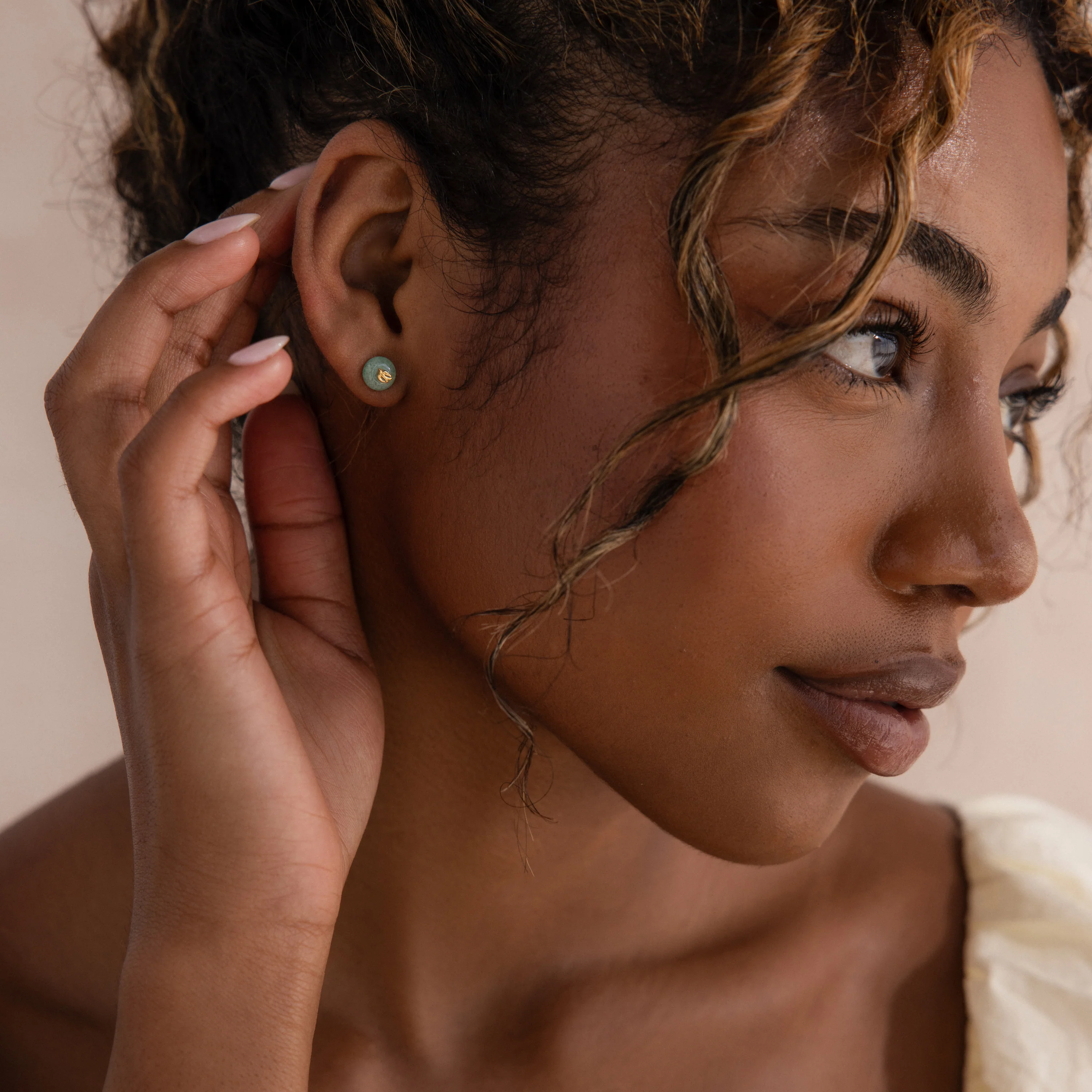 Jade Bird Studs - Image 8