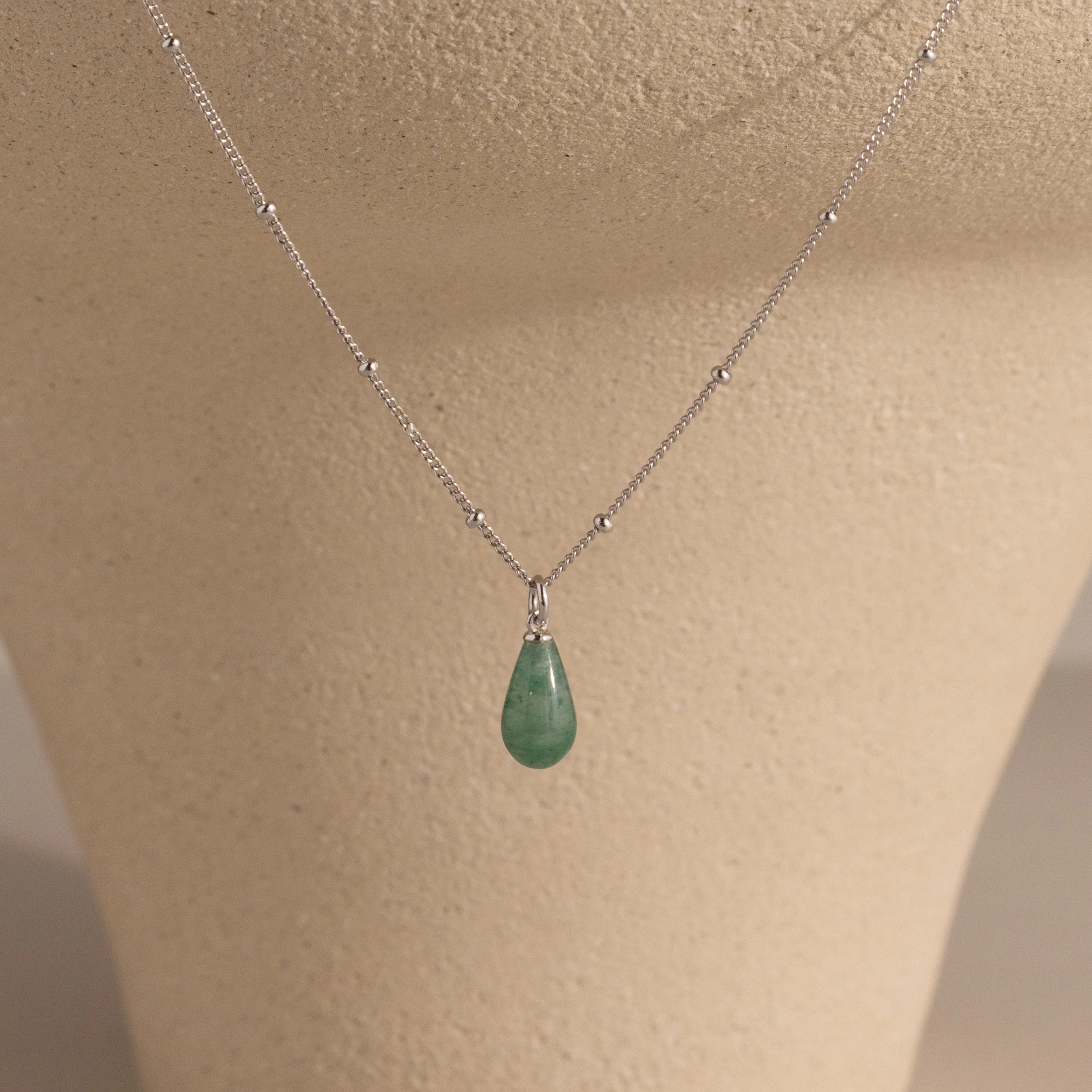 Jade Drop Necklace - Image 2