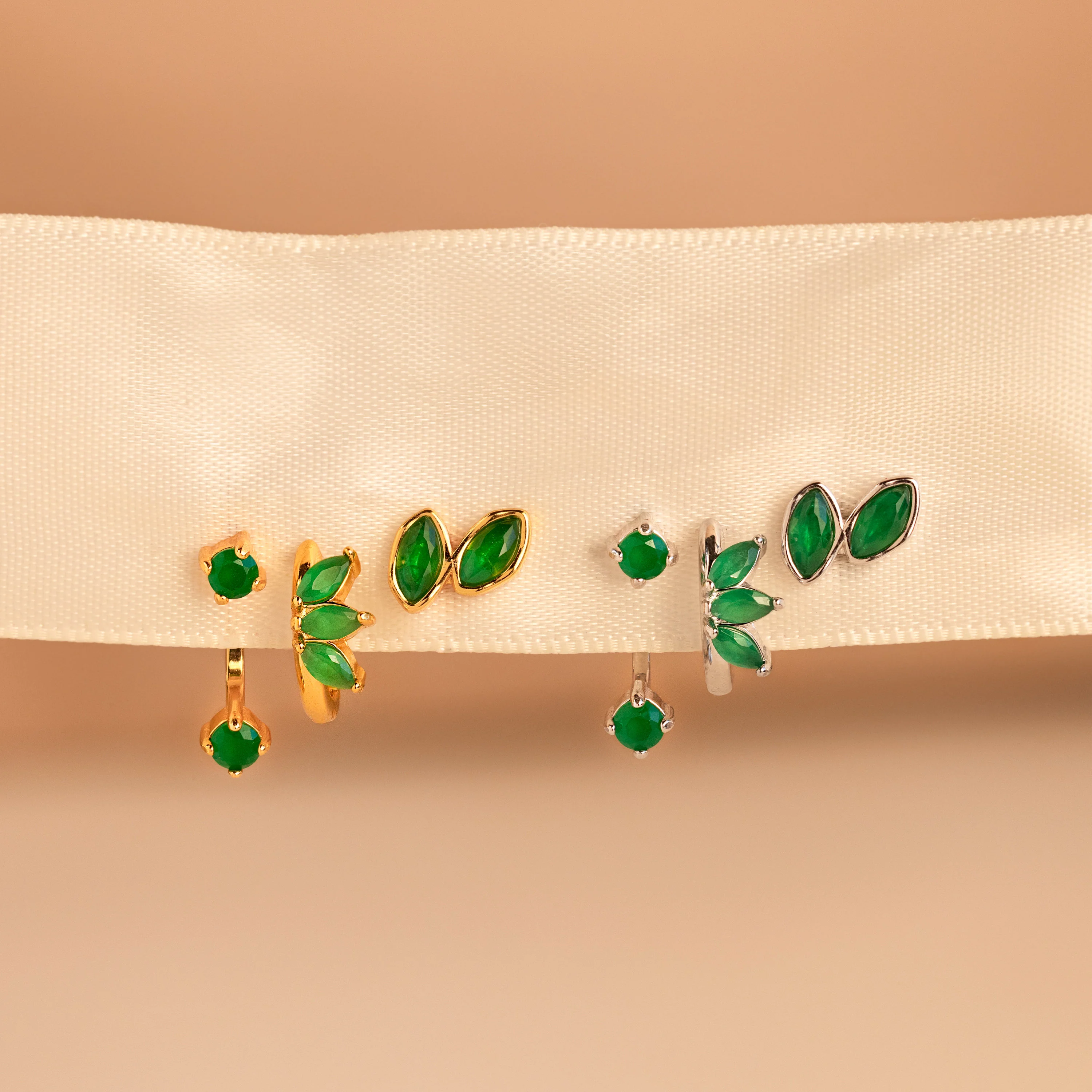 Jade Earrings Set - Image 3
