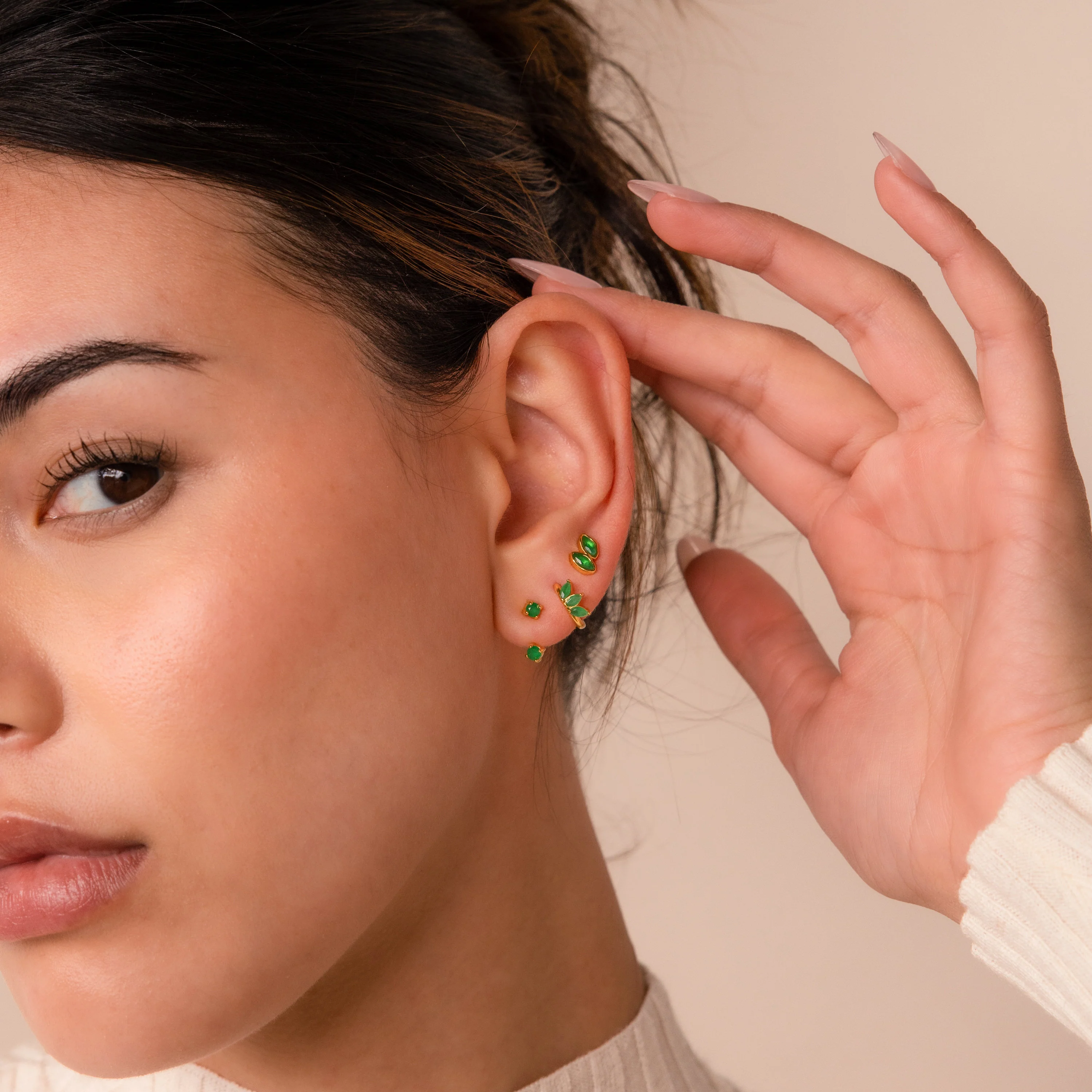 Jade Earrings Set - Image 8