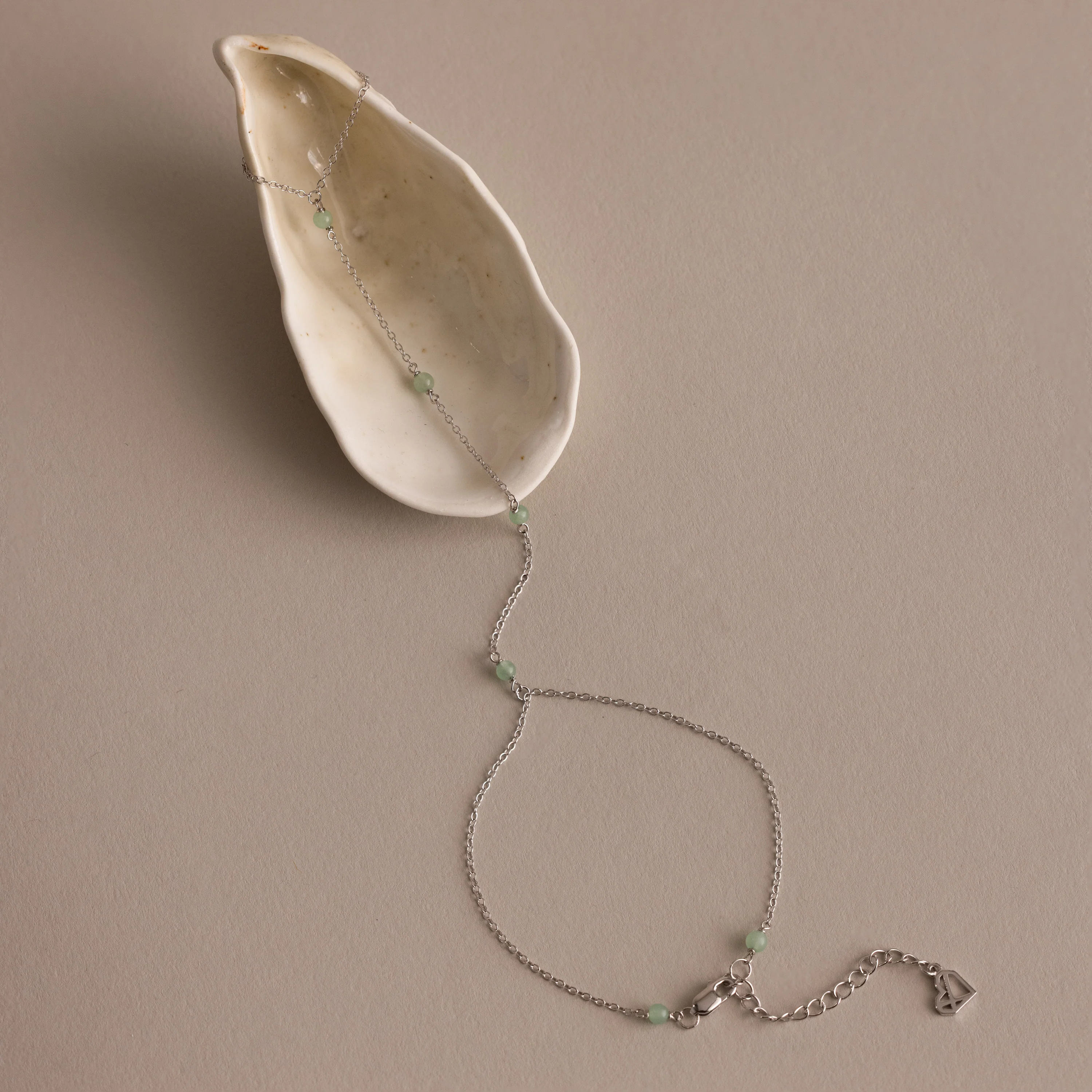 Jade Hand Chain Bracelet - Image 5