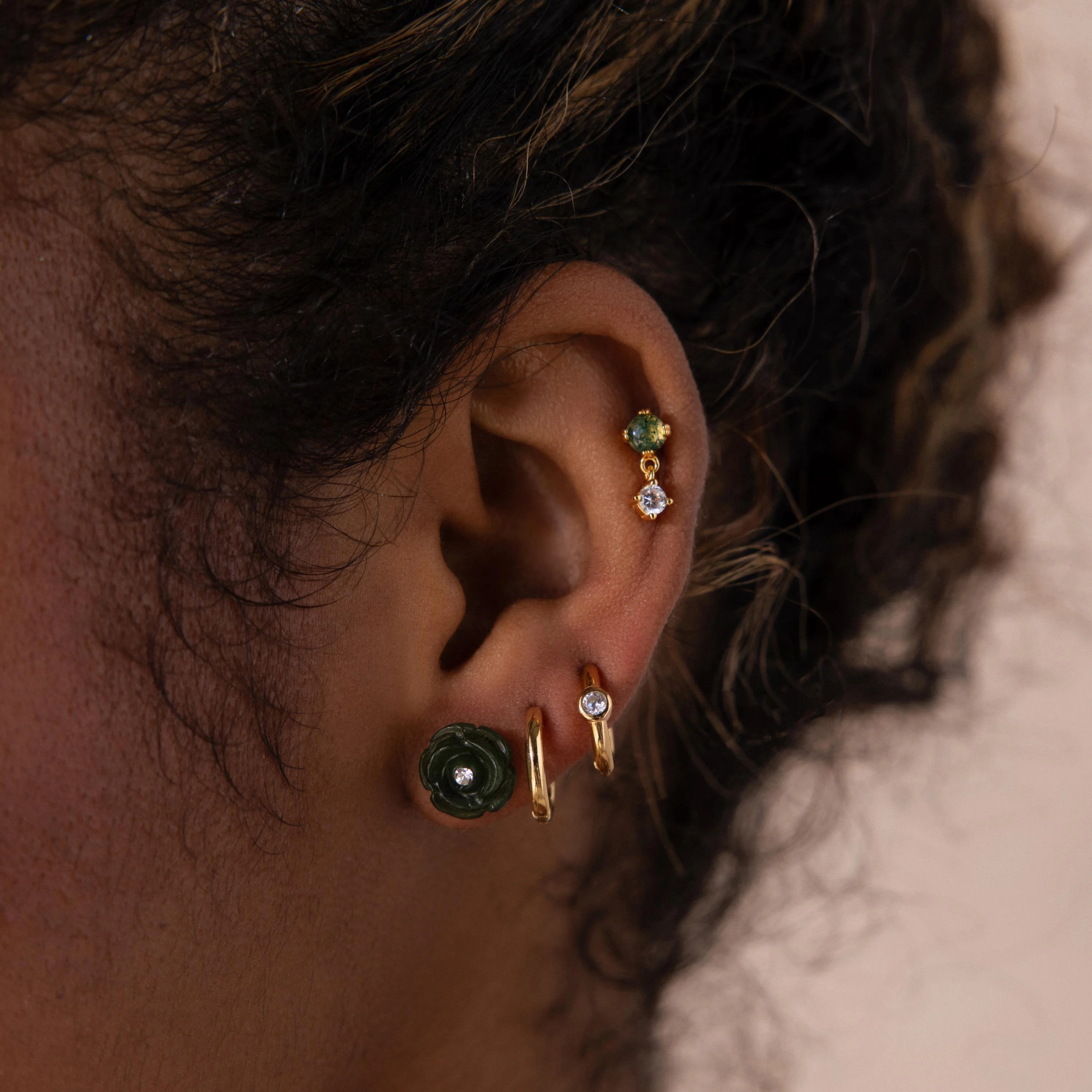 Jade Rose Studs - Image 6