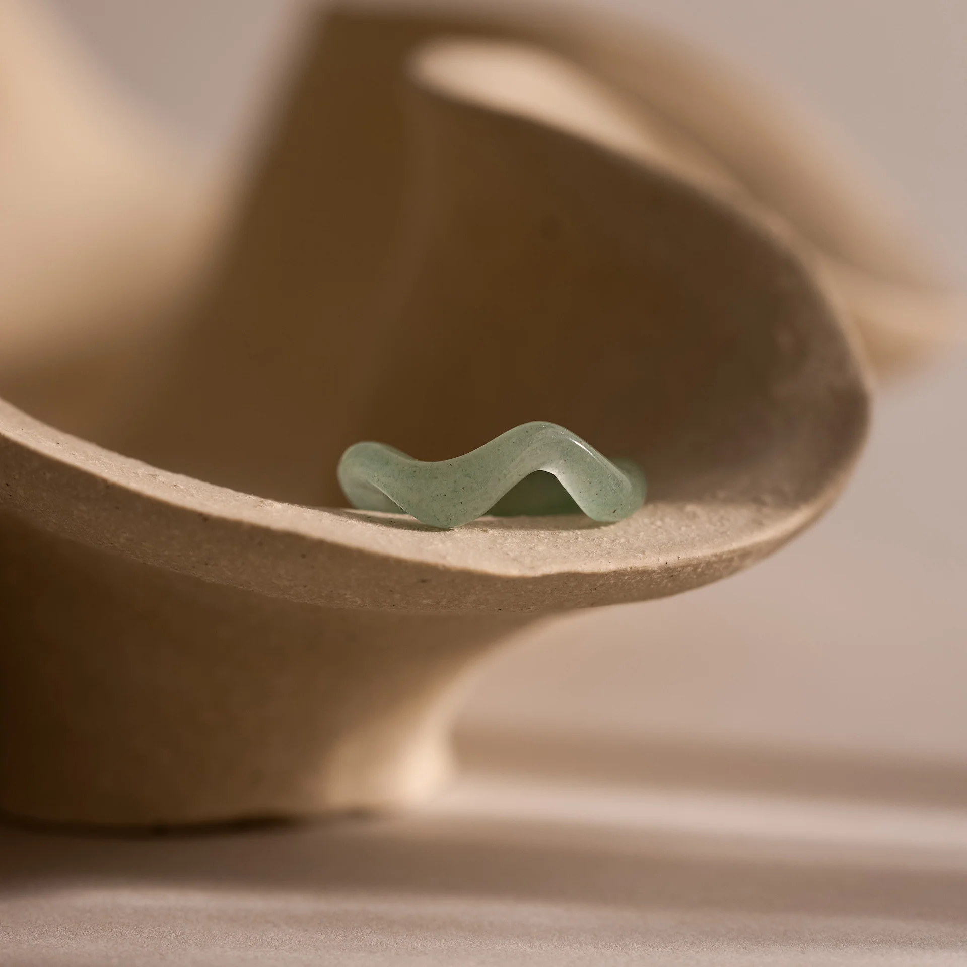 Jade Wave Ring - Image 3