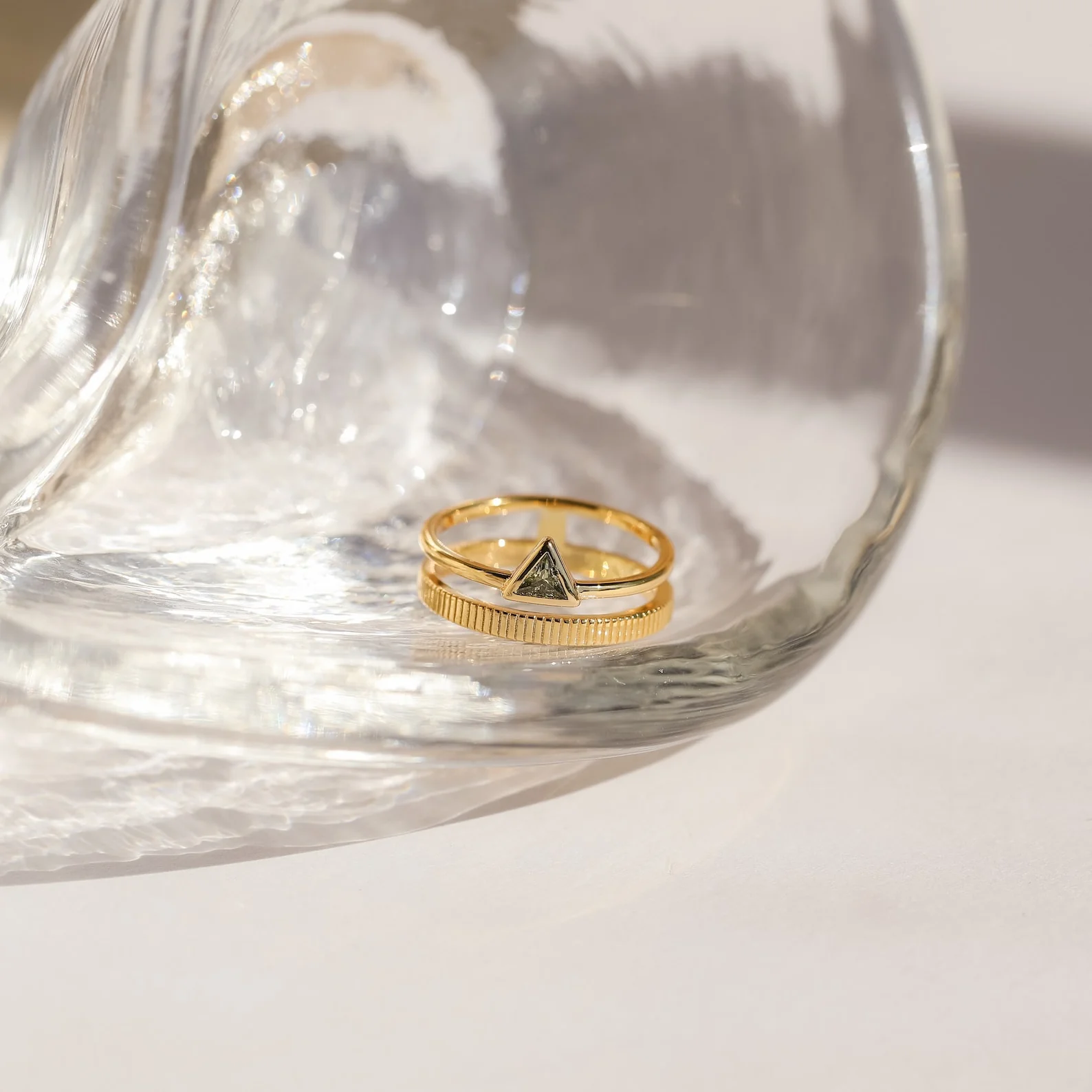 Jaida Peridot Duo Ring - Image 5
