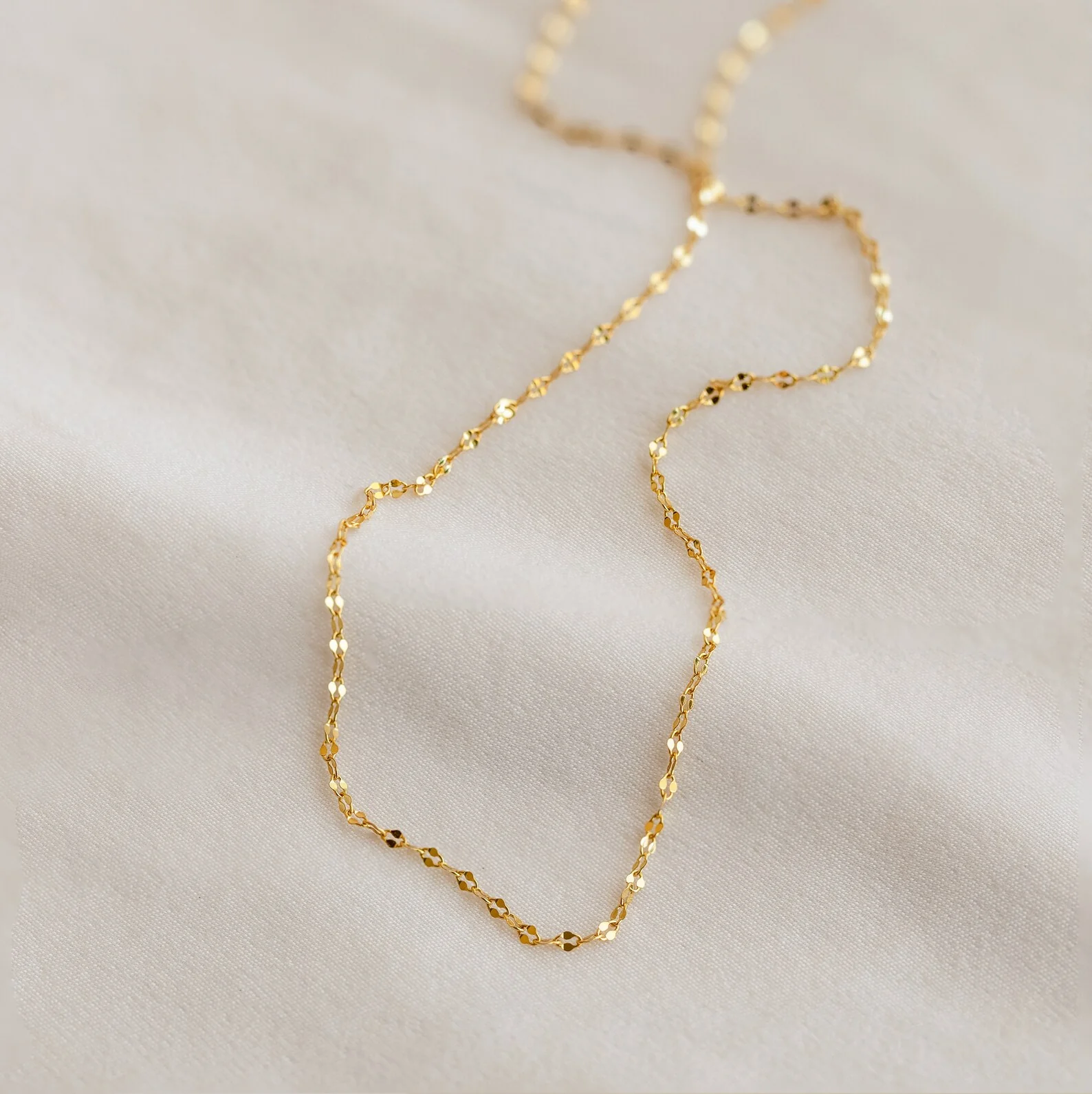 Josephine Chain Necklace in 18K Gold - Image 6