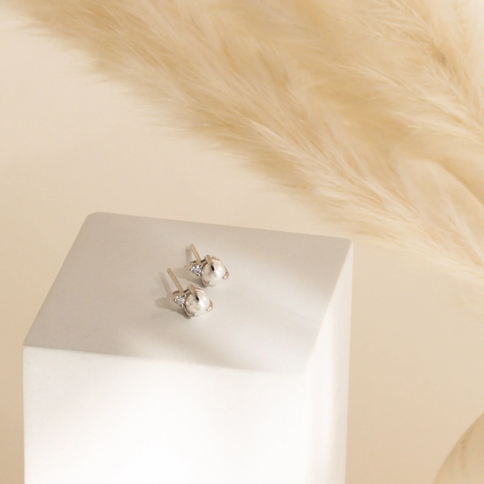 Julia Pearl Studs - Image 3