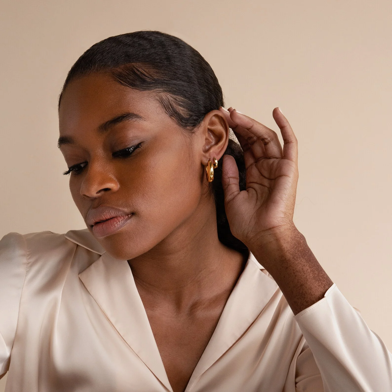 Katrina Ribbed Hoops - Image 6