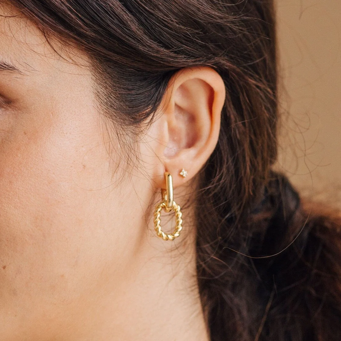 Kenzie Chain Link Earrings - Image 8