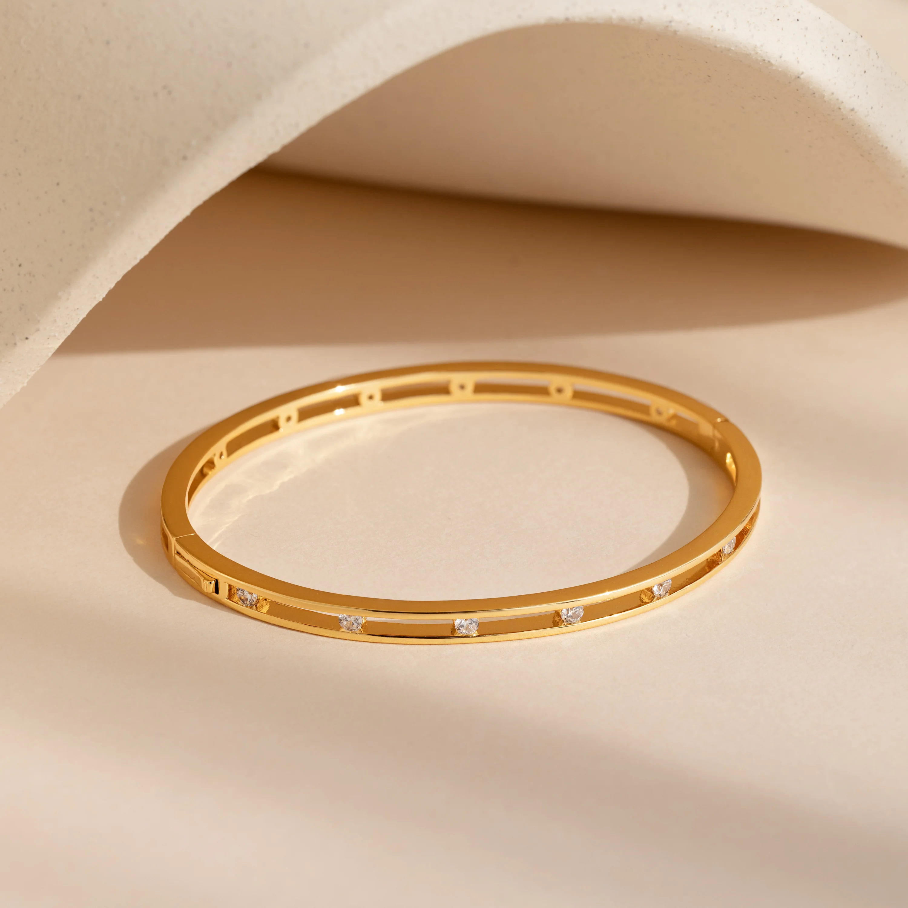 Lace Diamond Bangle - Image 2