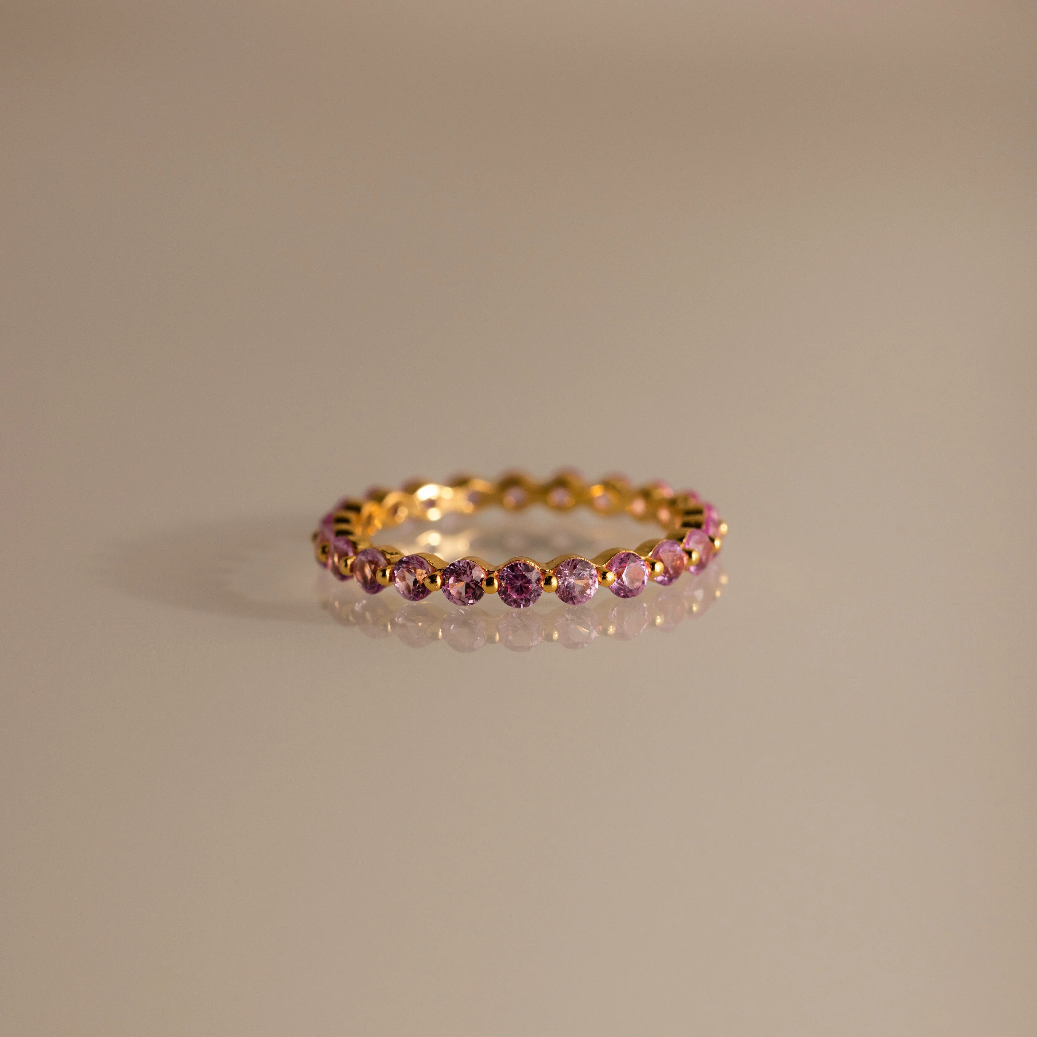 Lace Eternity Birthstone Ring - Image 18