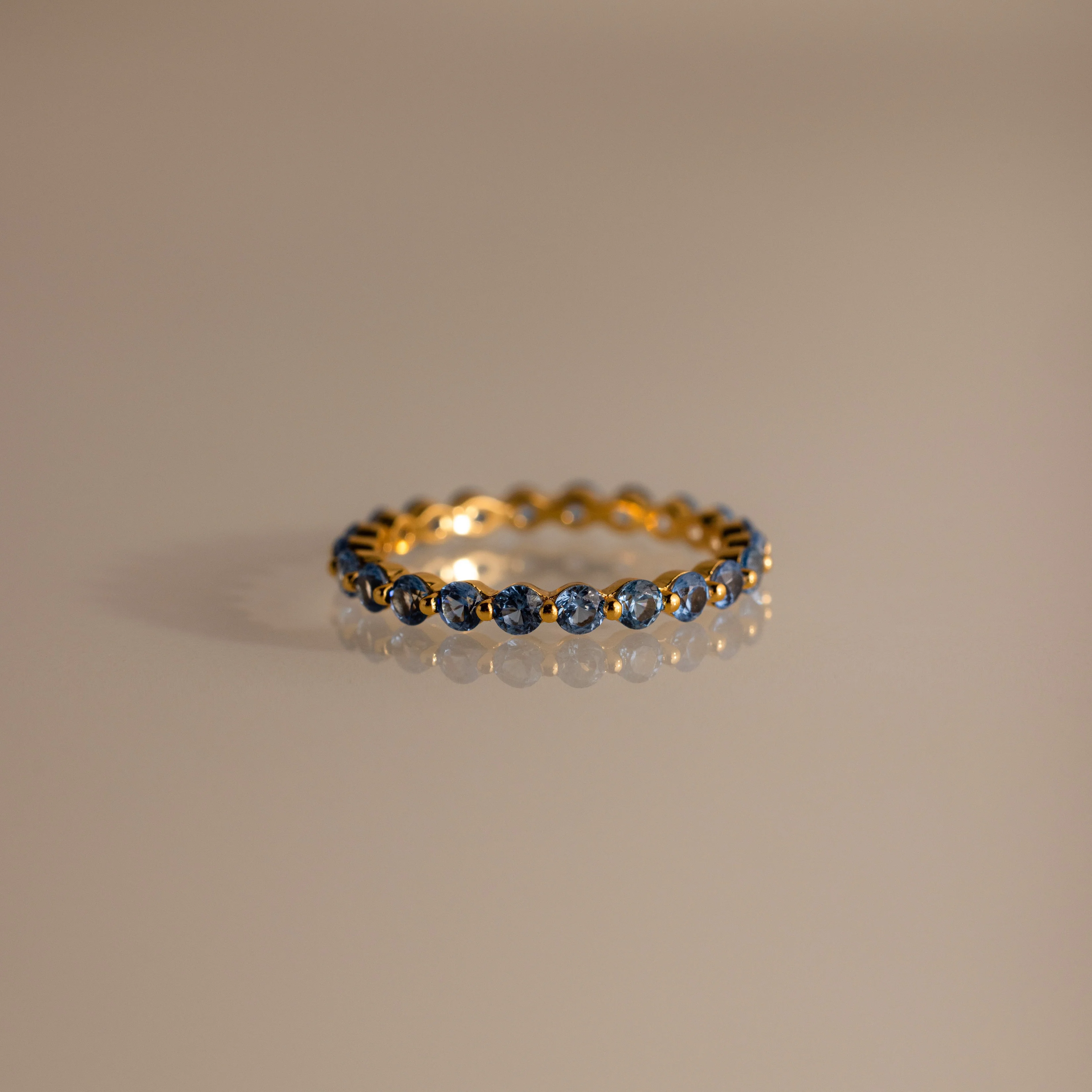 Lace Eternity Birthstone Ring - Image 5