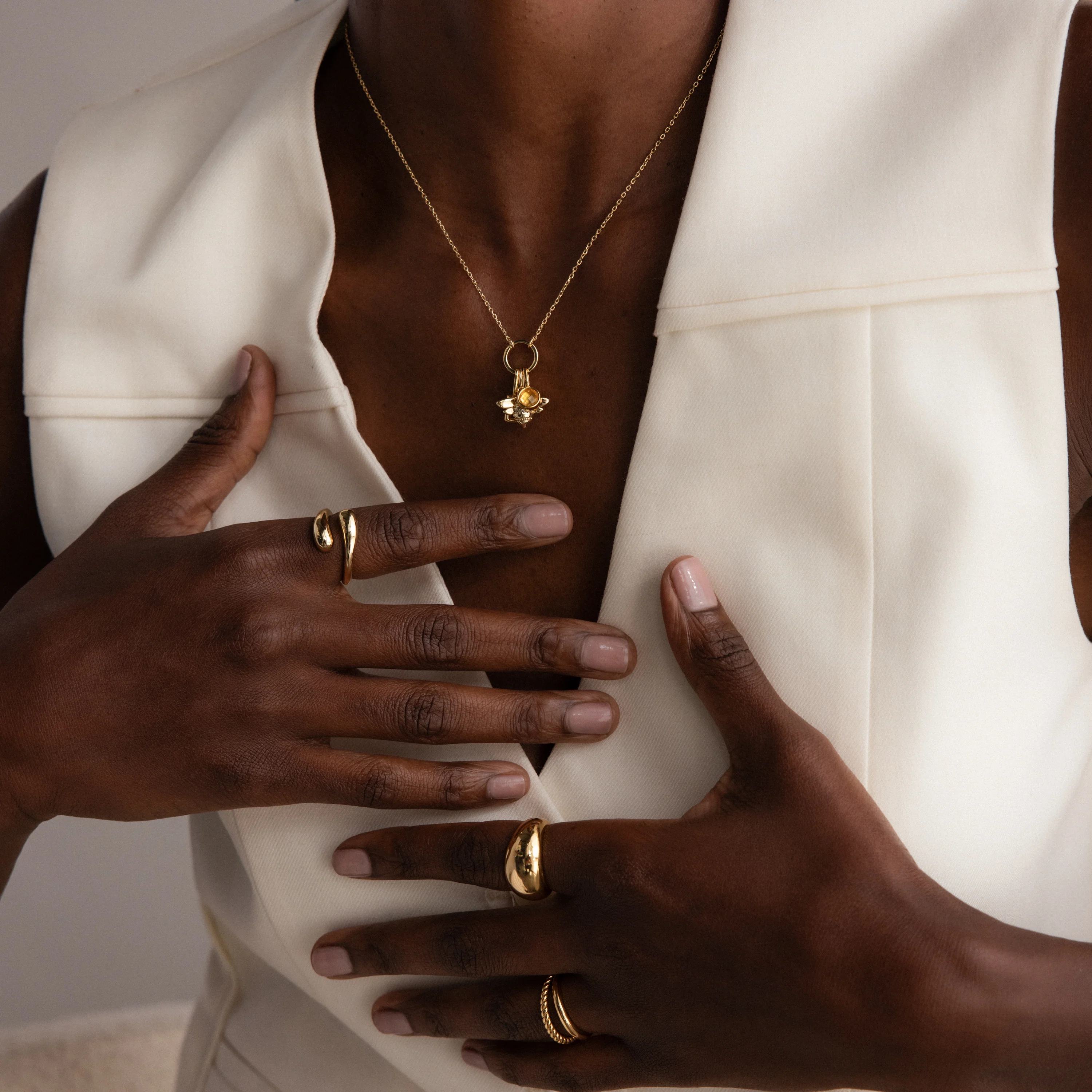 Large Rolo Clasp Necklace - Image 9