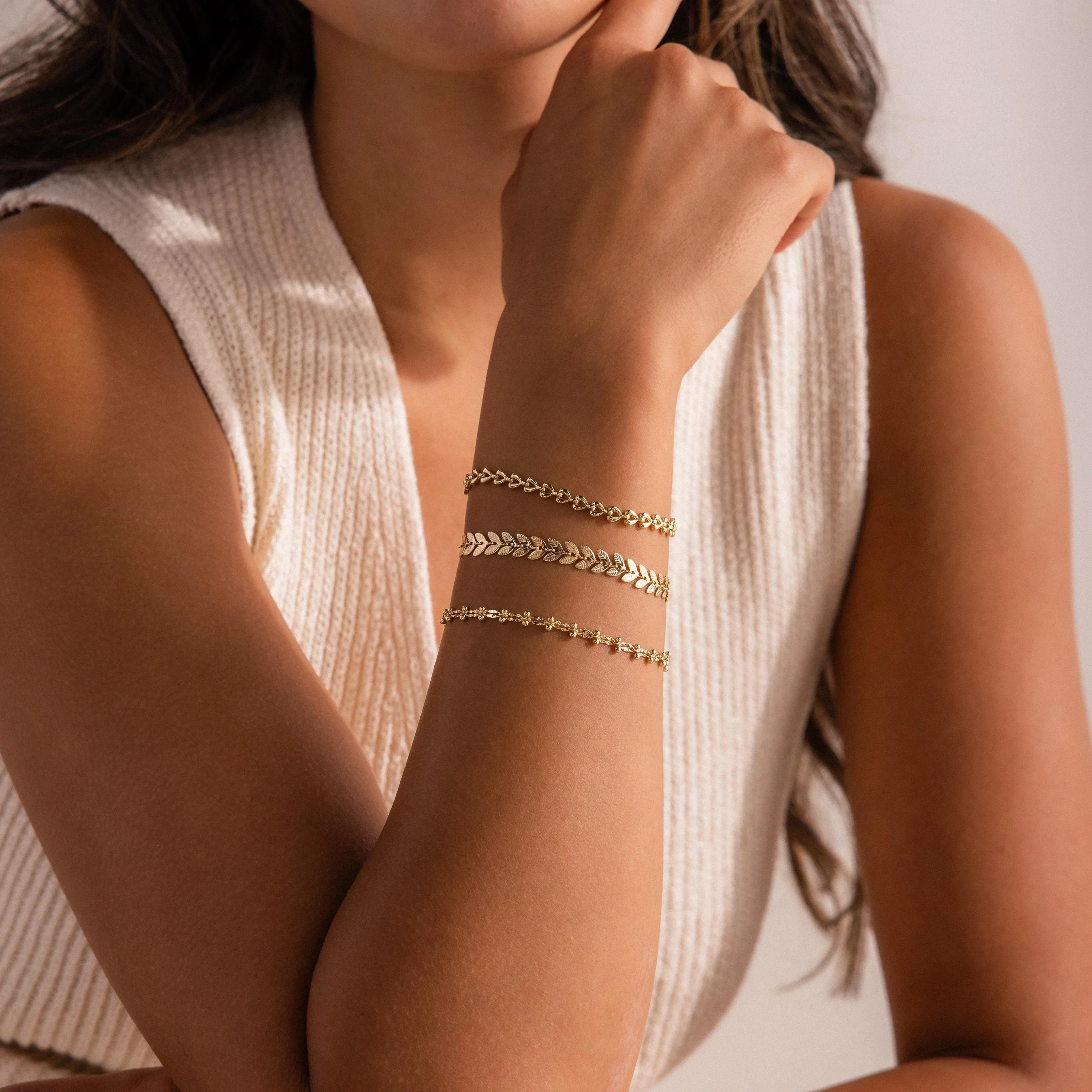 Leaf Link Bracelet - Image 6