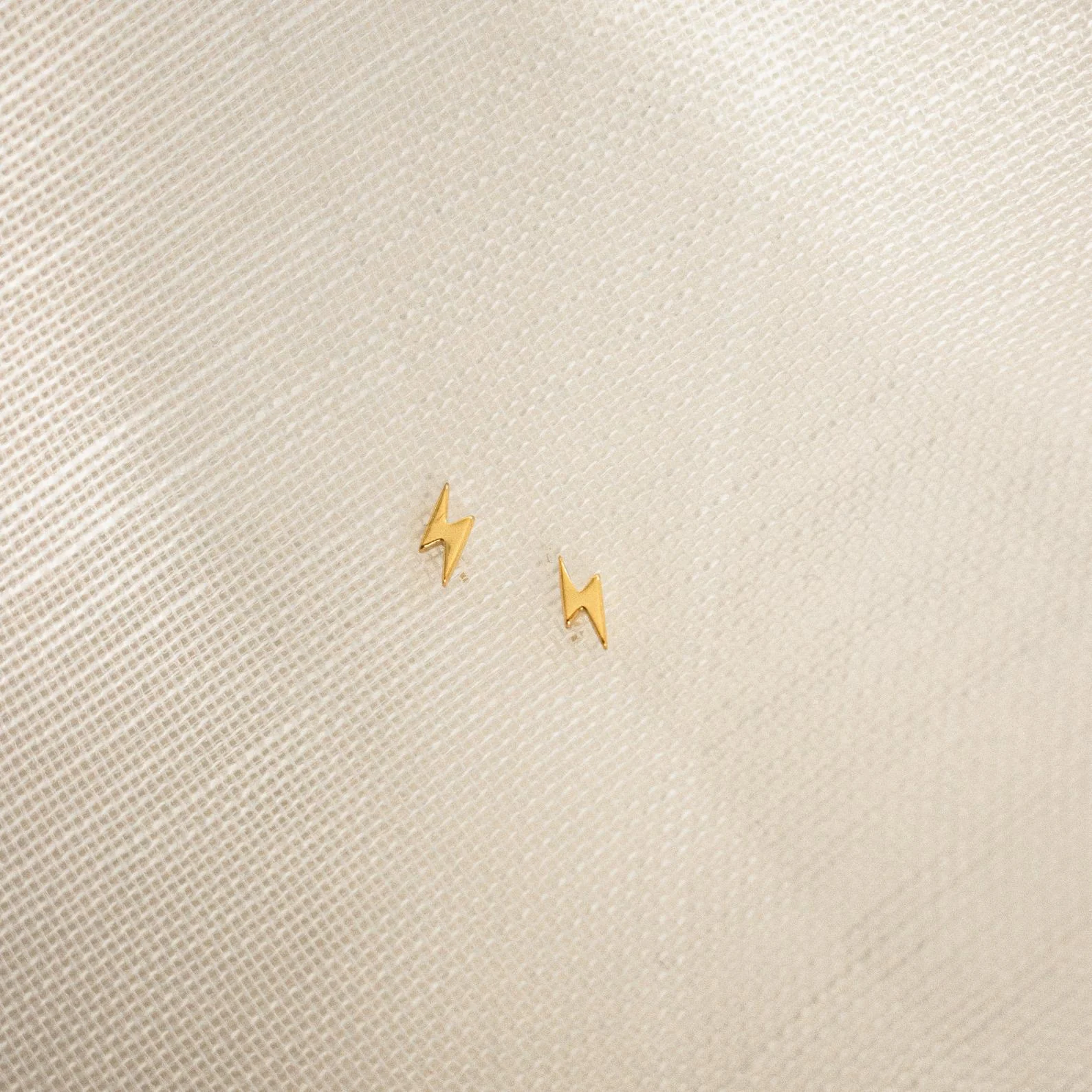 Lightning Bolt Studs in 18K Gold - Image 5