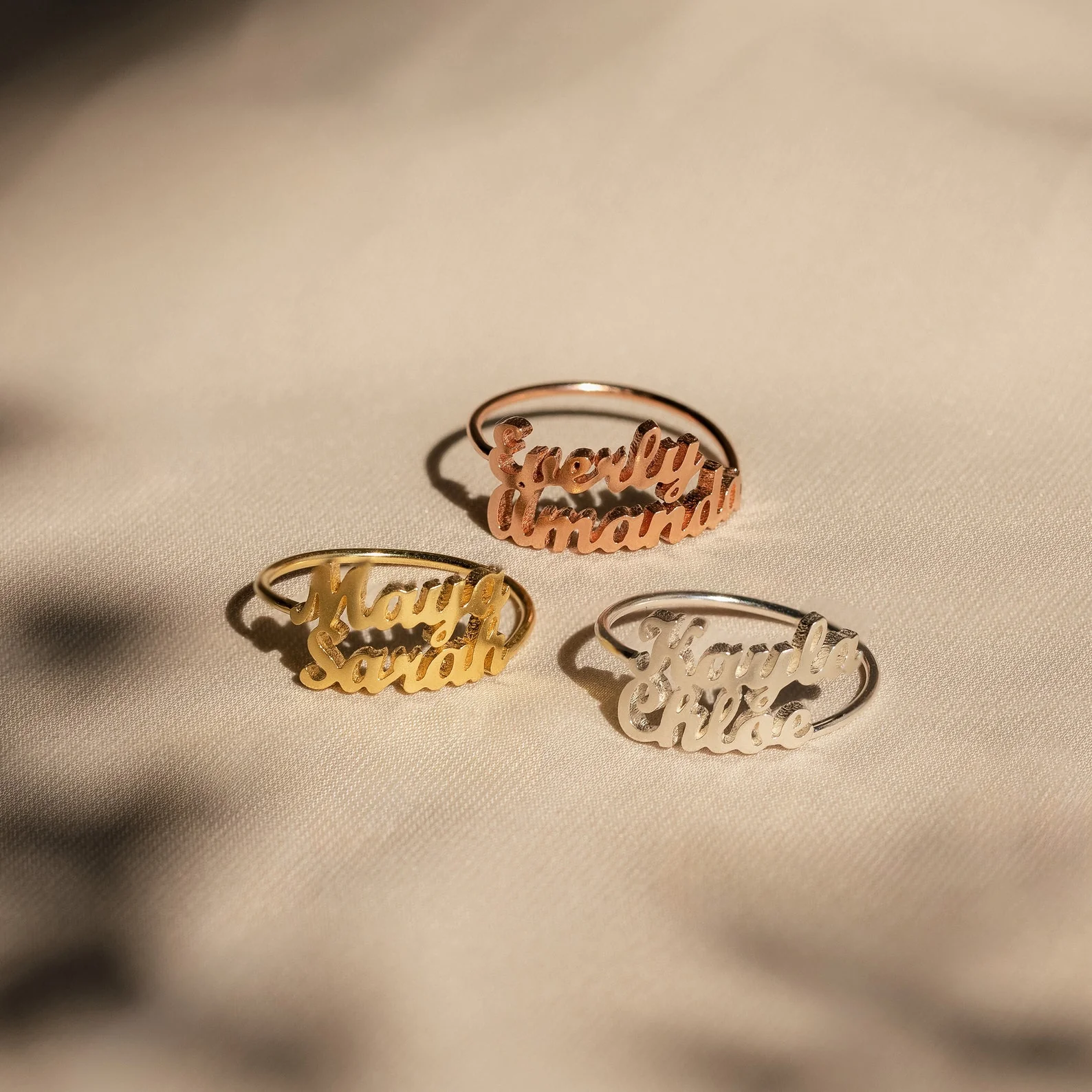 London Duo Name Ring - Image 3