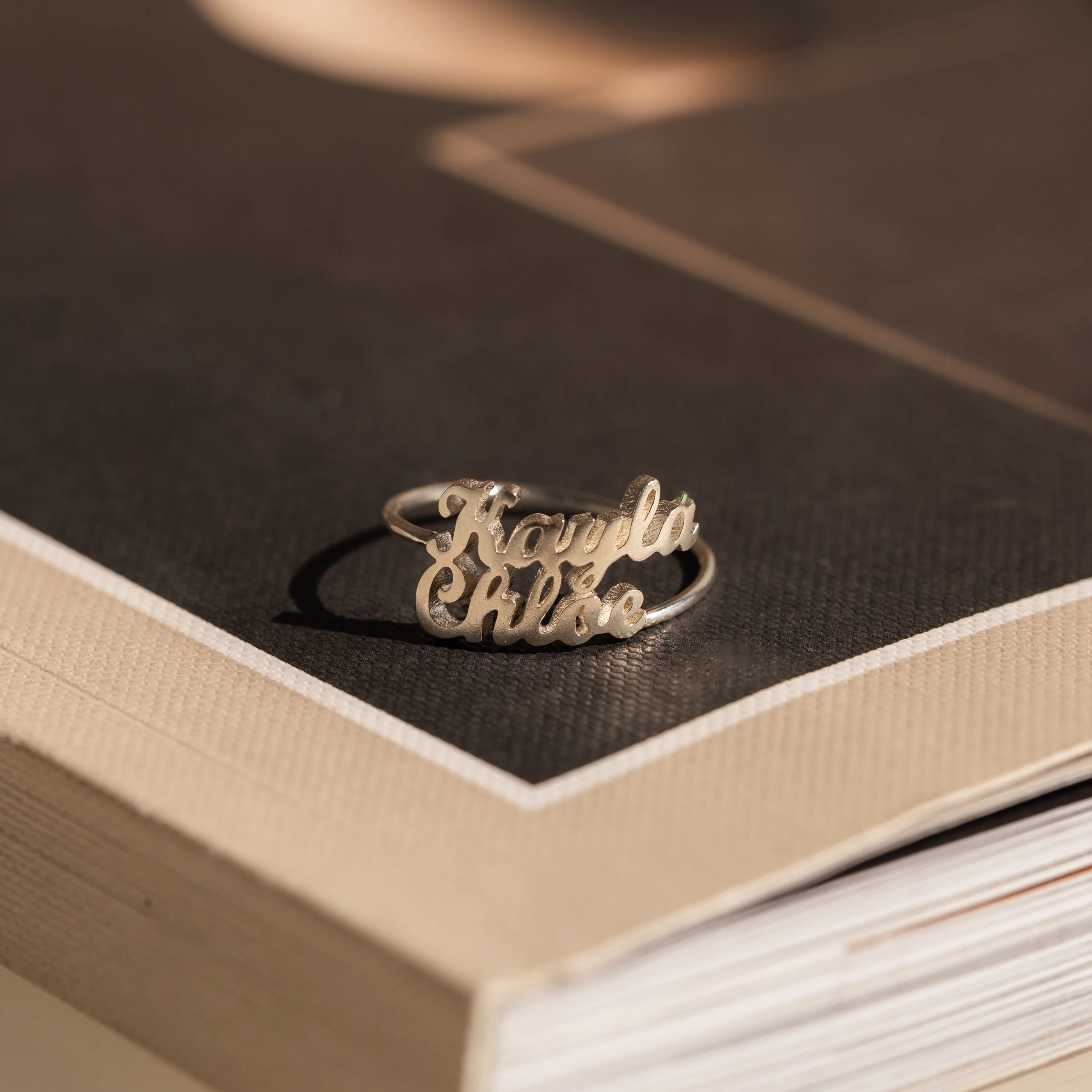 London Duo Name Ring - Image 5