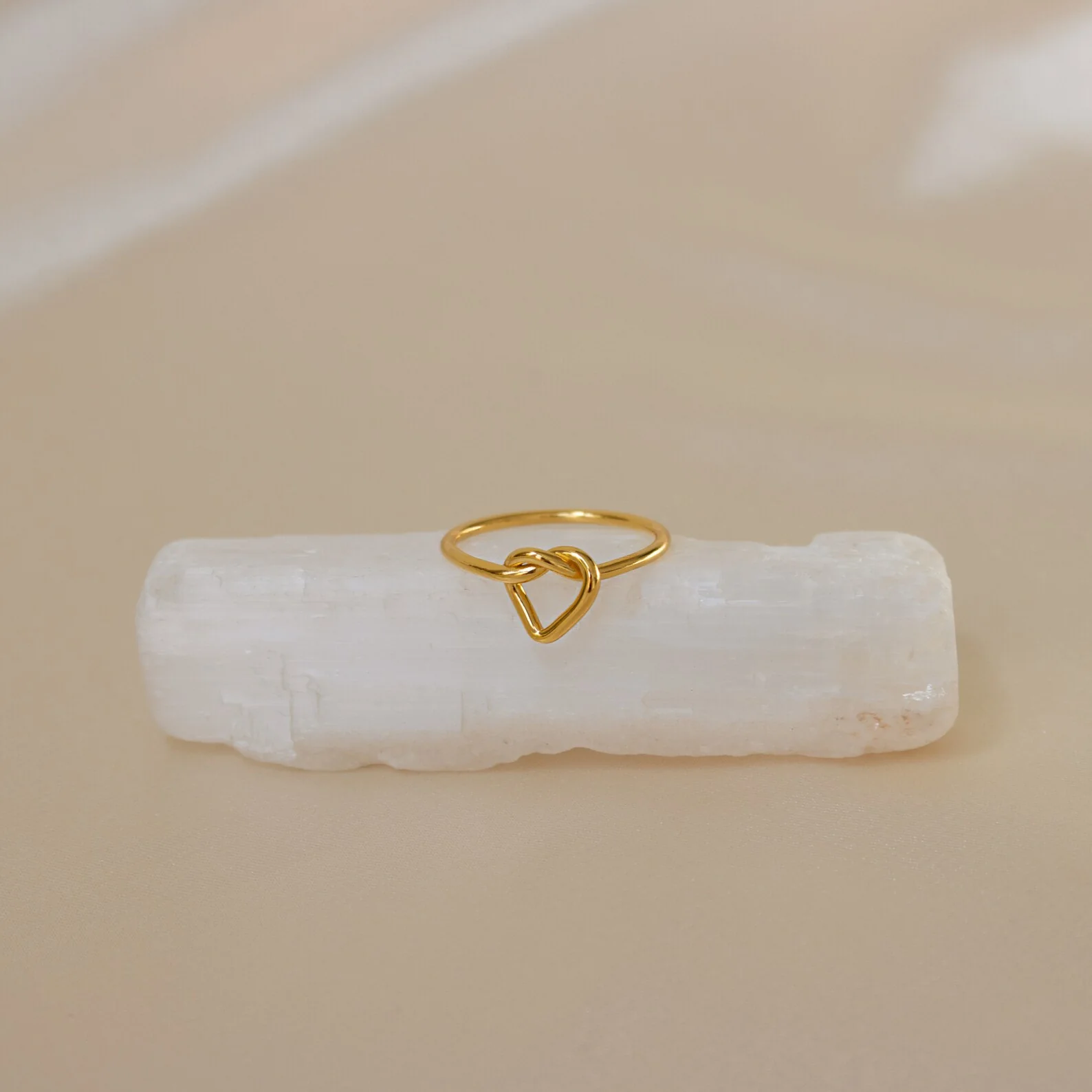 Love Heart Knot Ring - Image 7