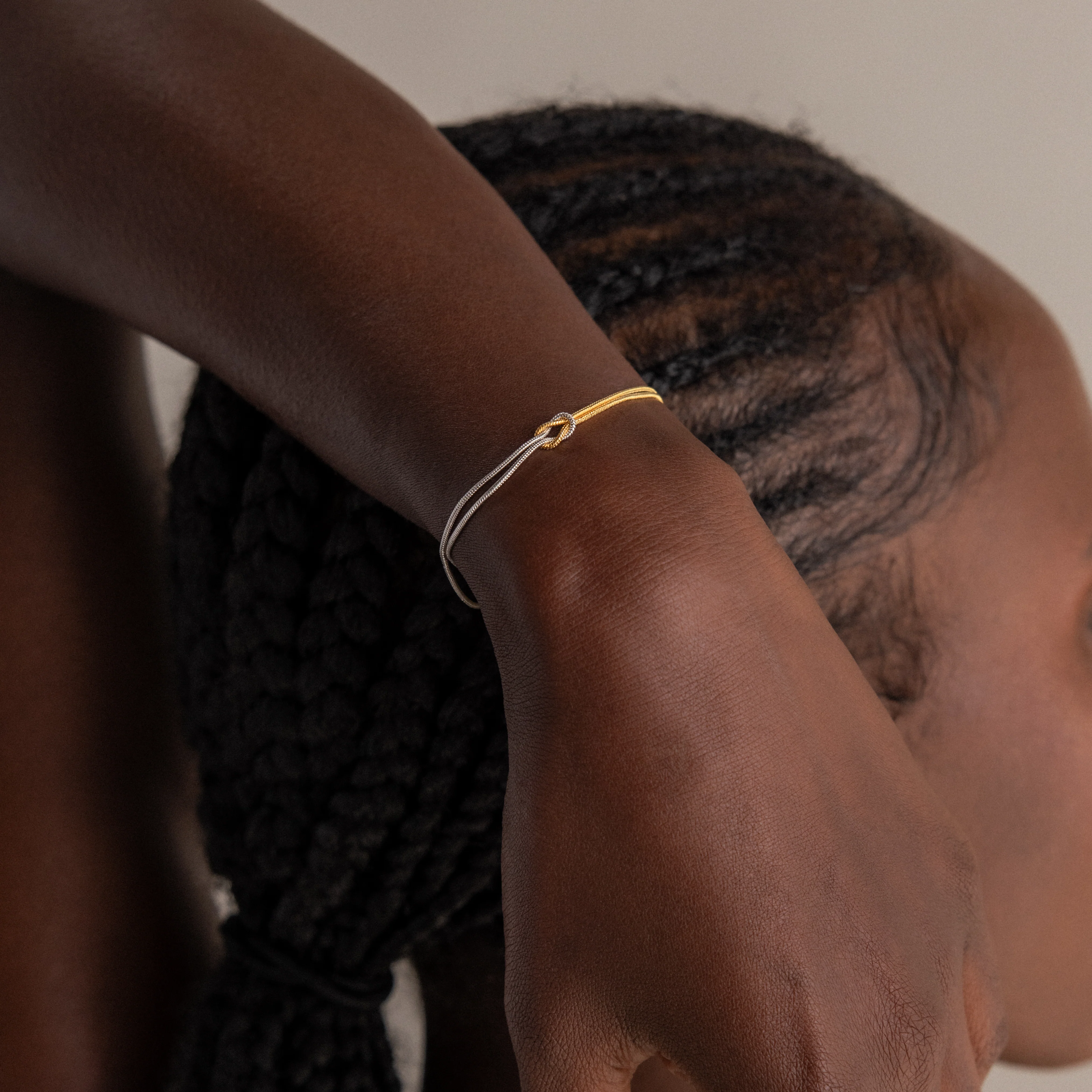 Love Knot Bracelet in Mixed Metal - Image 8