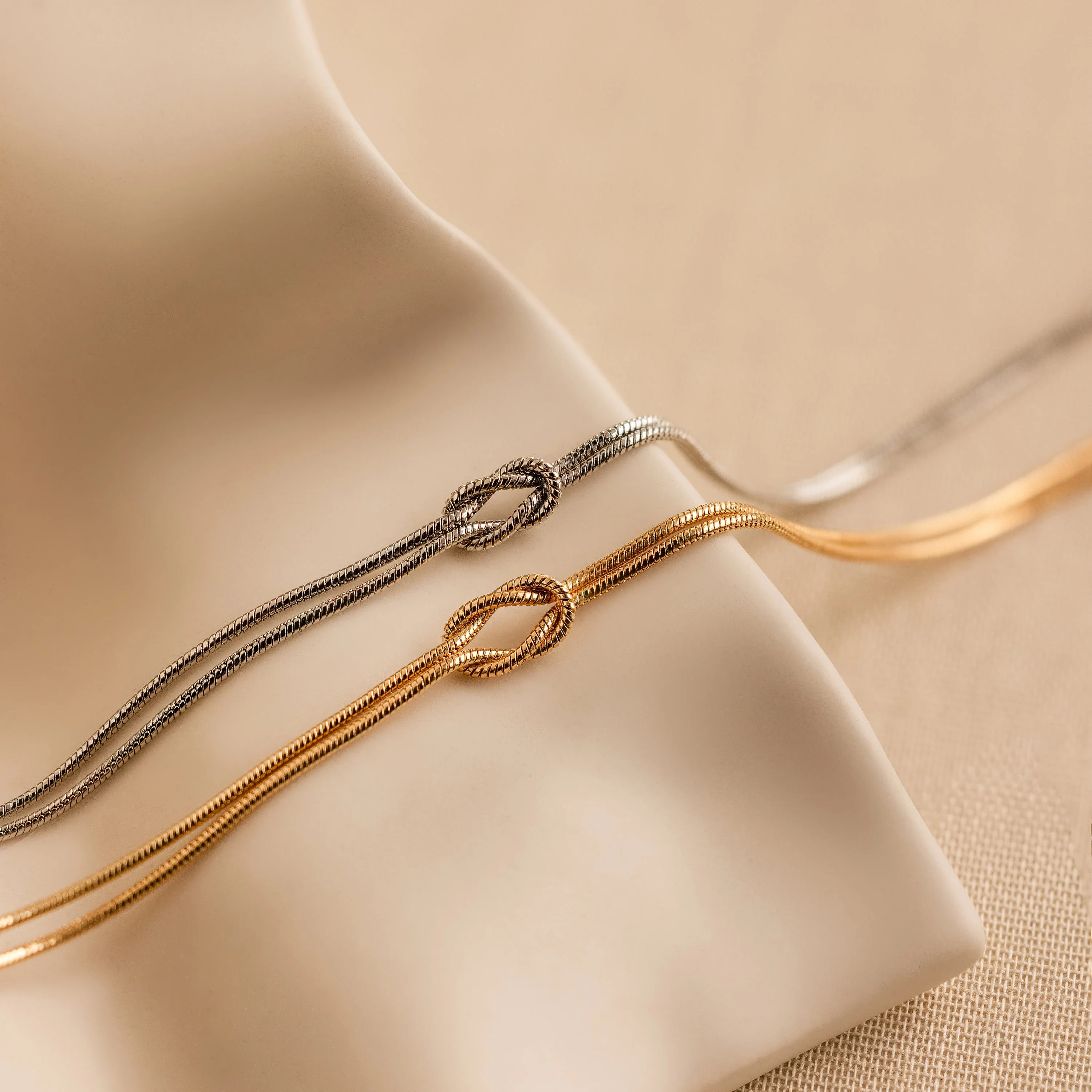 Love Knot Bracelet in Silver - Image 3