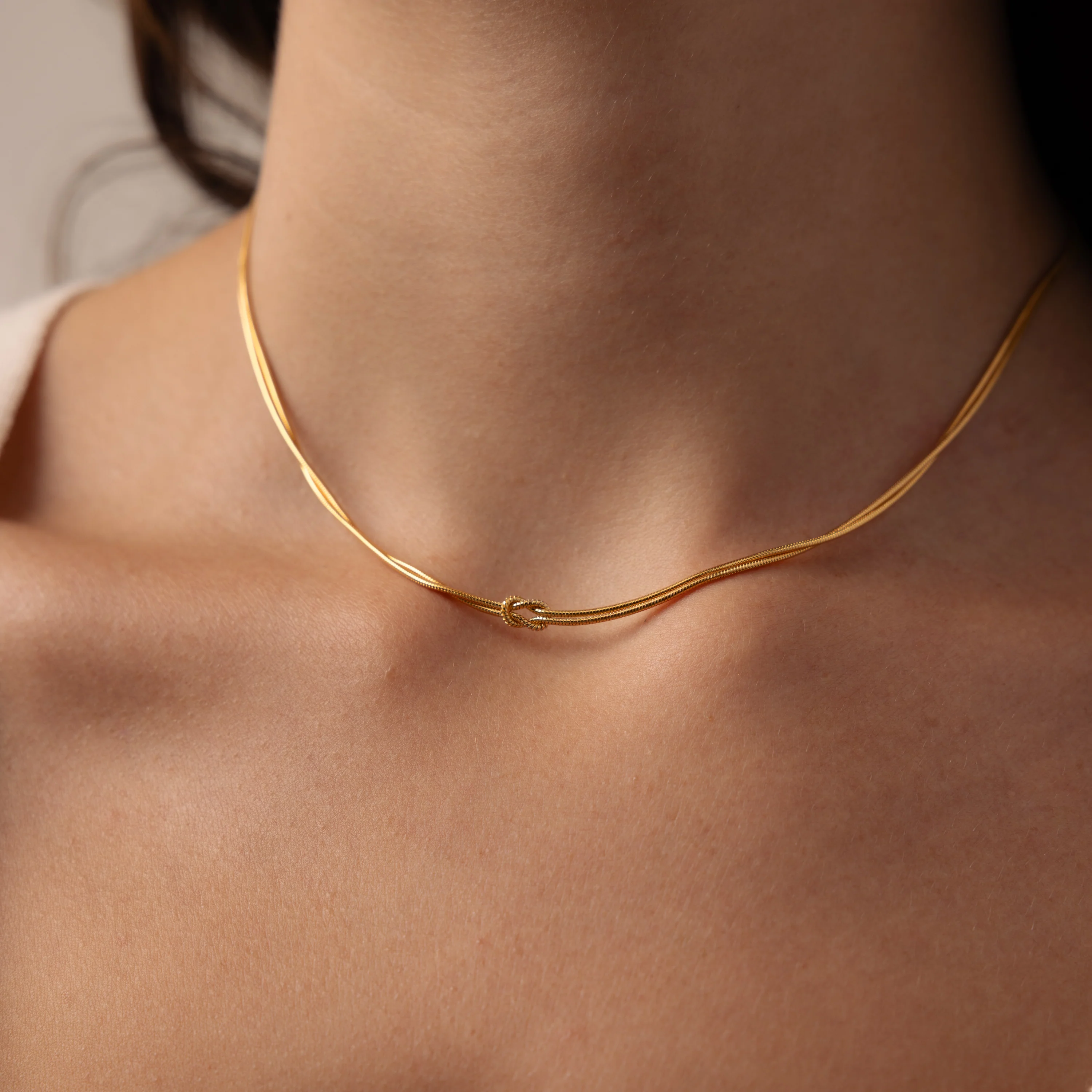 Love Knot Chain Necklace - Image 5