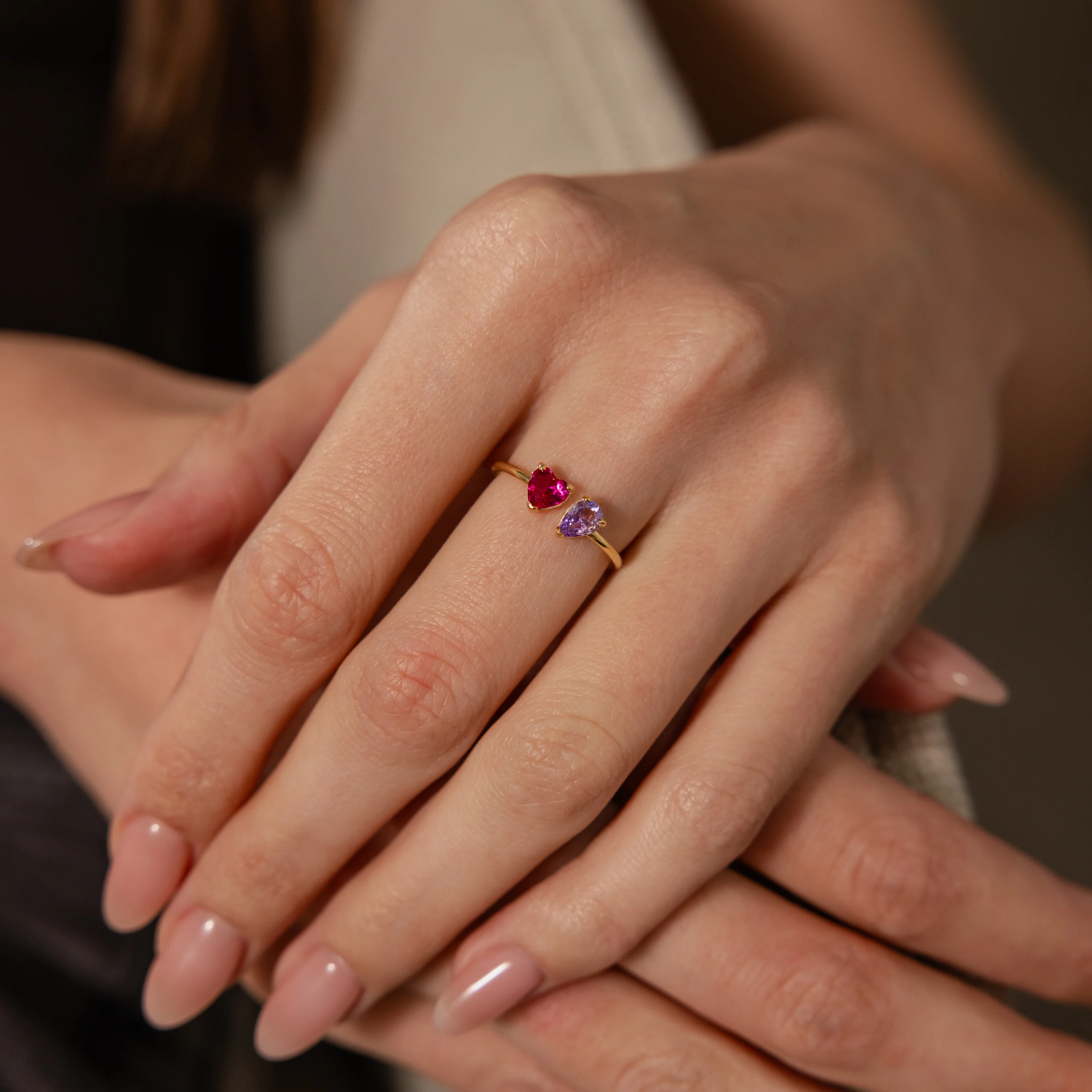 Love Toi et Moi Ring in 18K Gold - Image 2