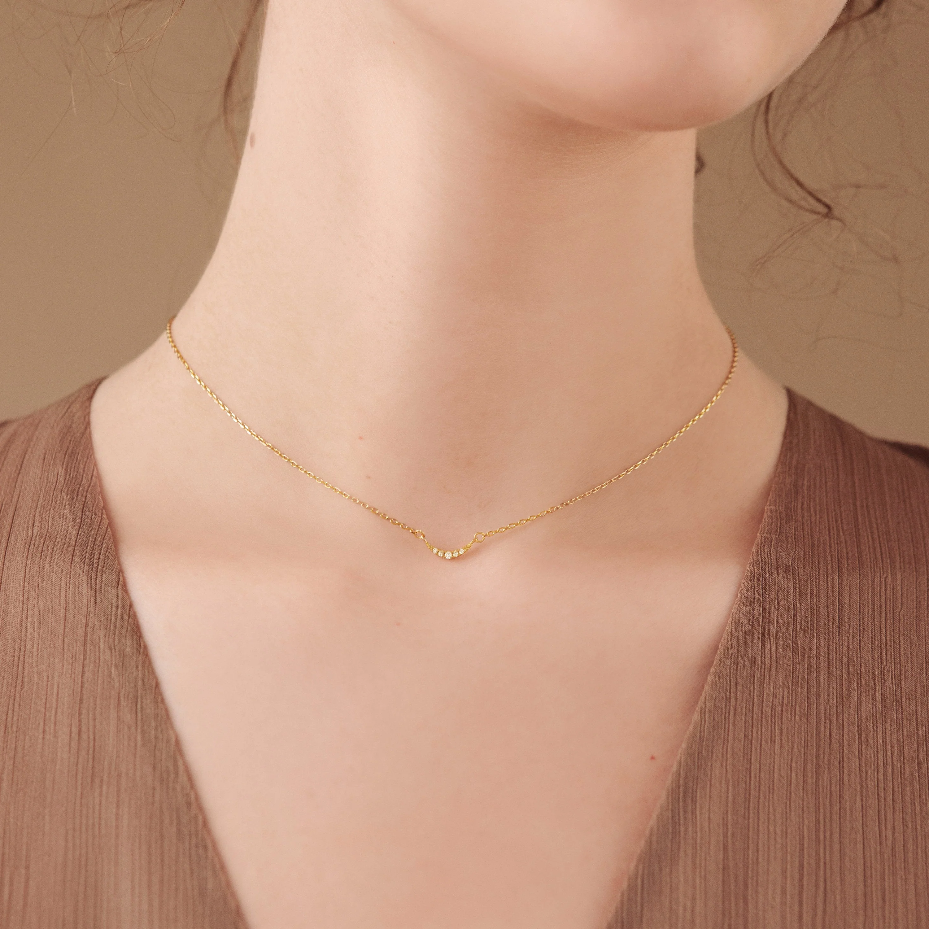 Lucia Pave Necklace - Image 4