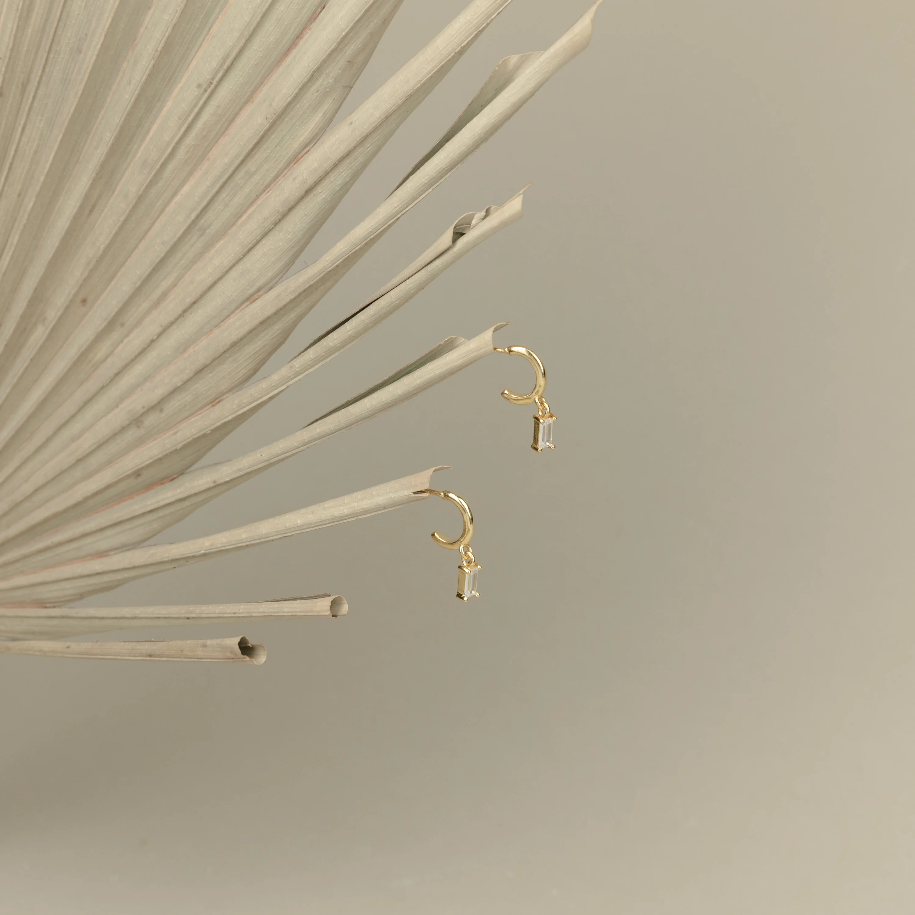 Lys Baguette Hoops - Image 3