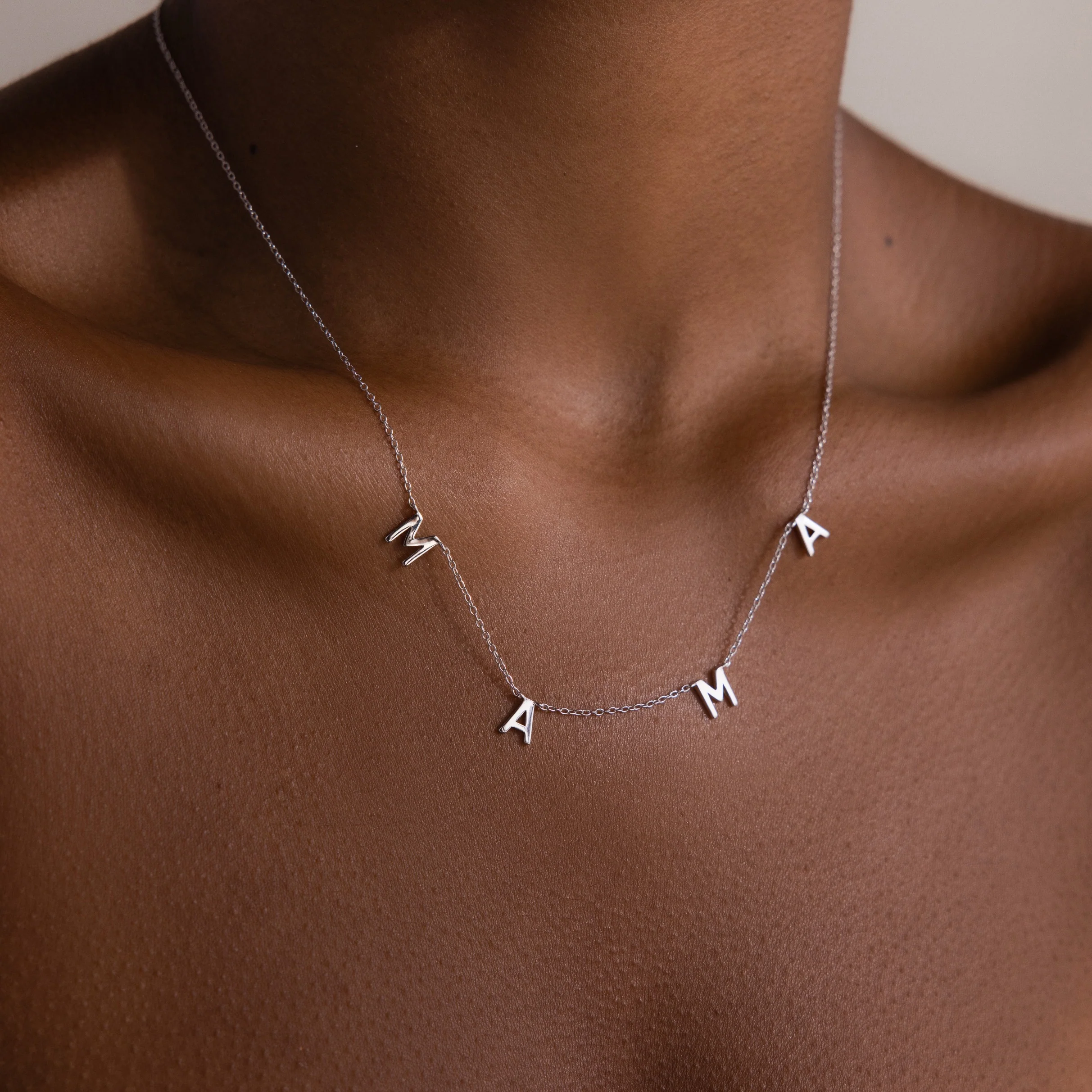 Mama Letter Necklace - Image 5