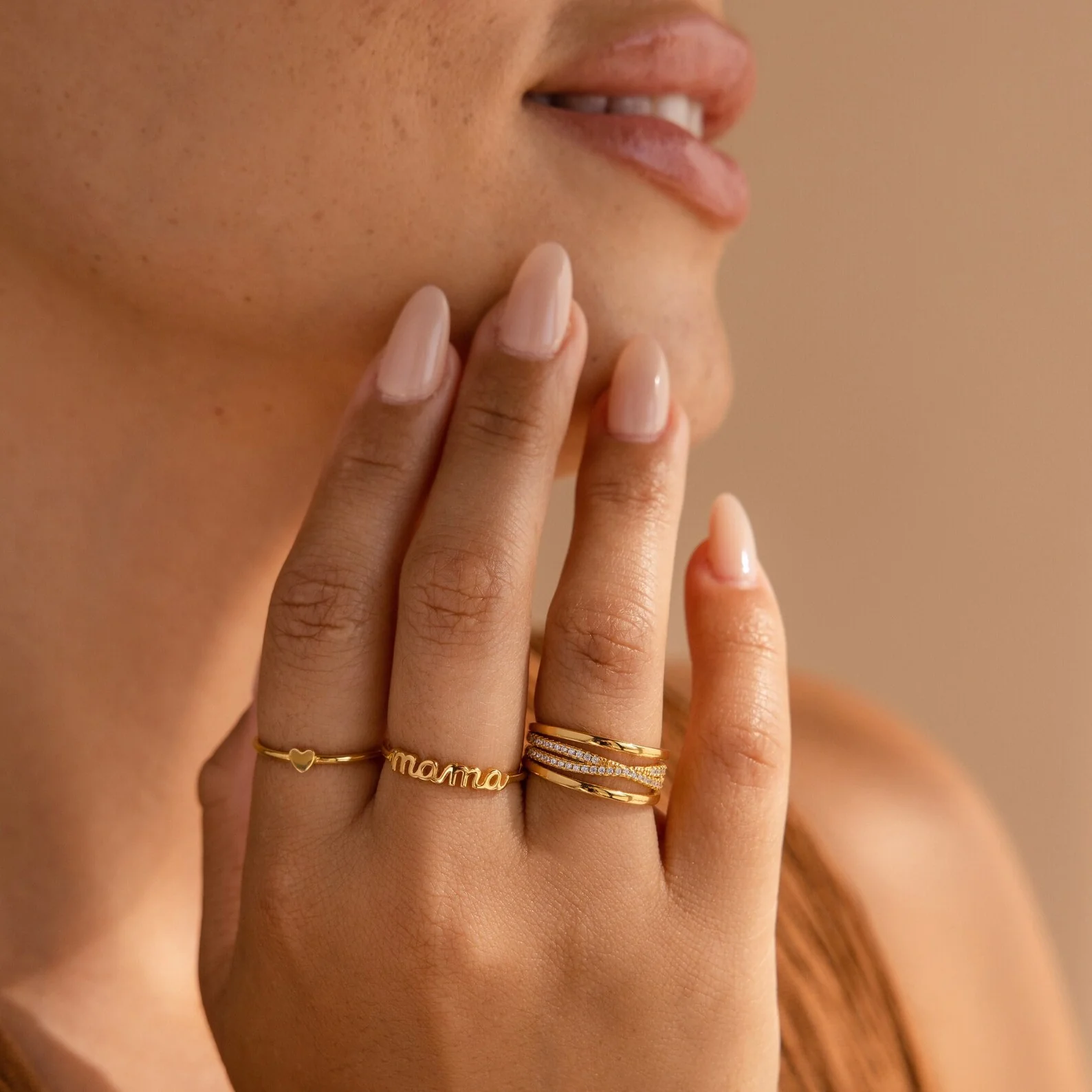 Dainty Mama Ring - Image 2