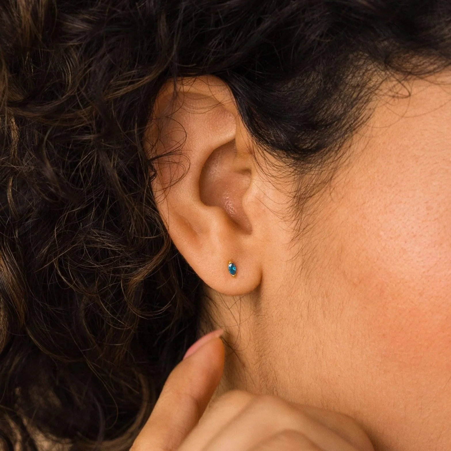 Marquise Birthstone Studs - Image 2