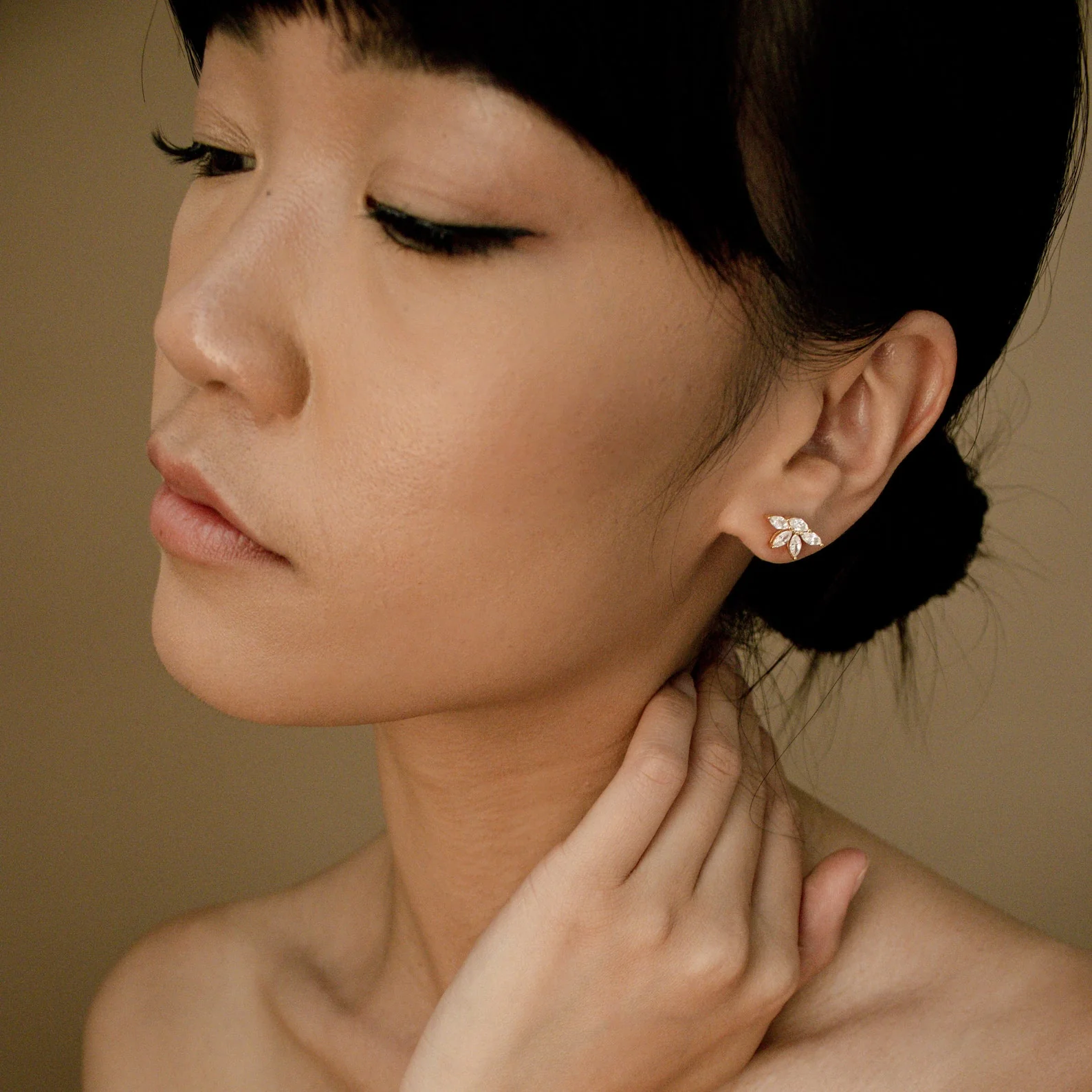 Marquise Diamond Studs - Image 6