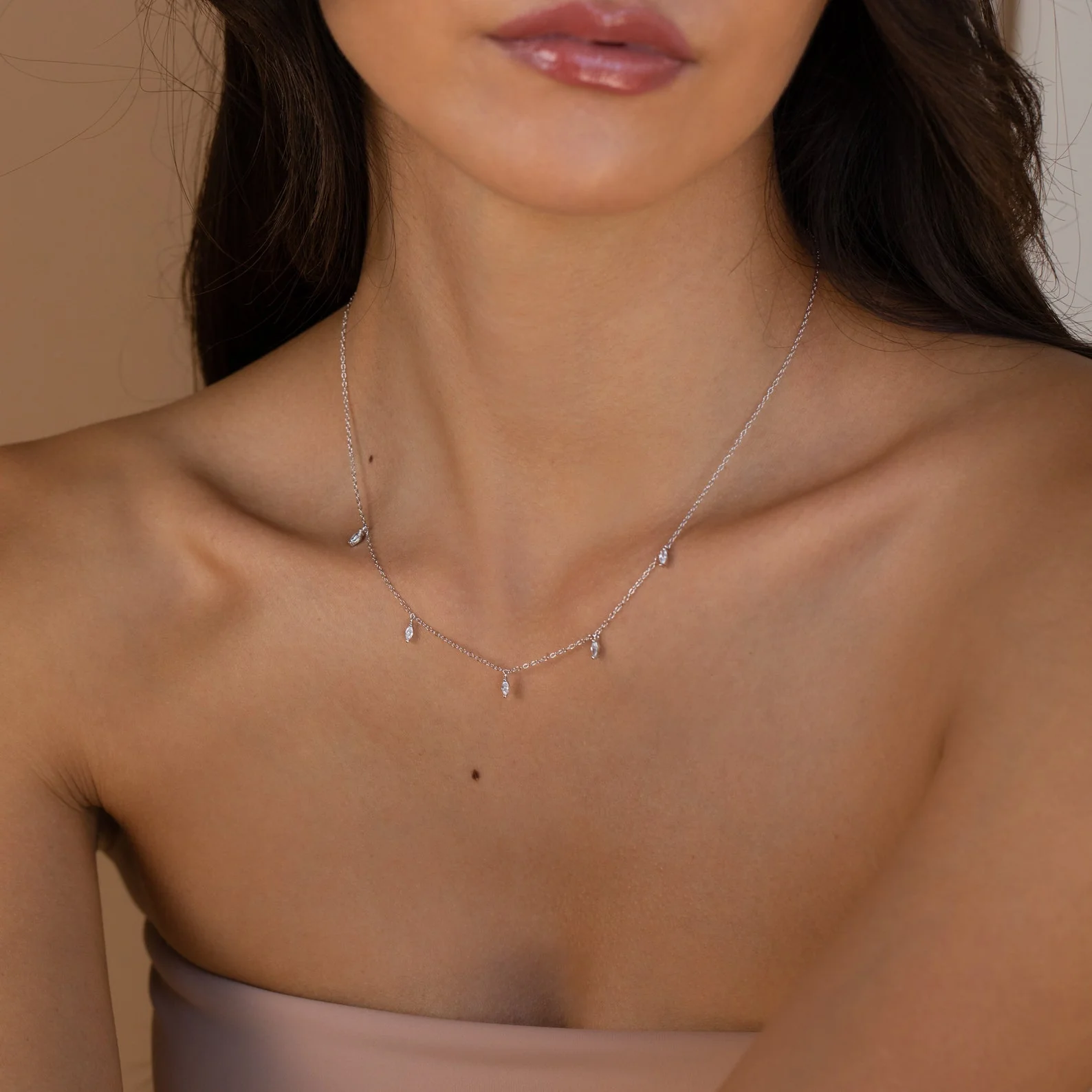Marquise Station Necklace - Image 7