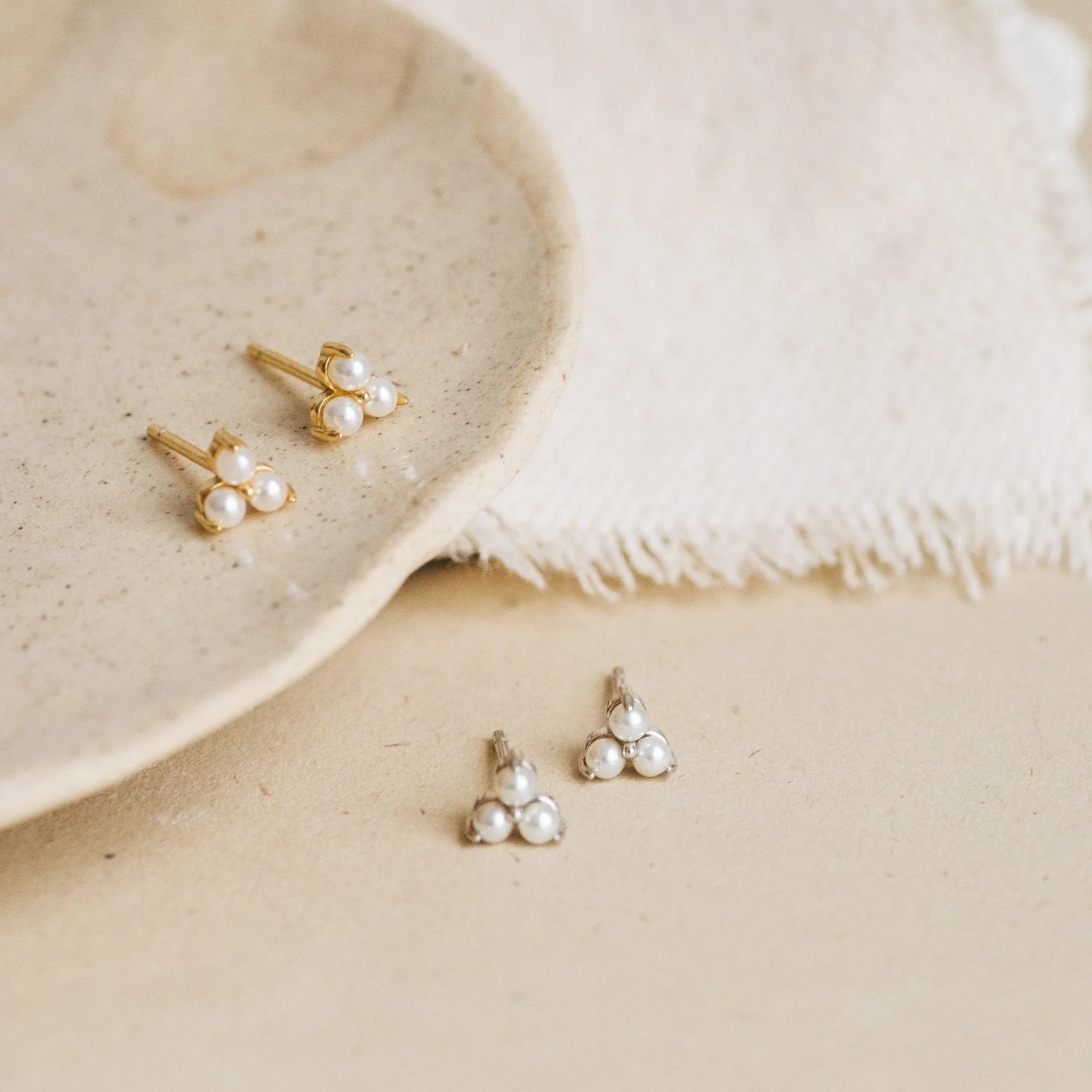 Maud Pearl Studs - Image 2