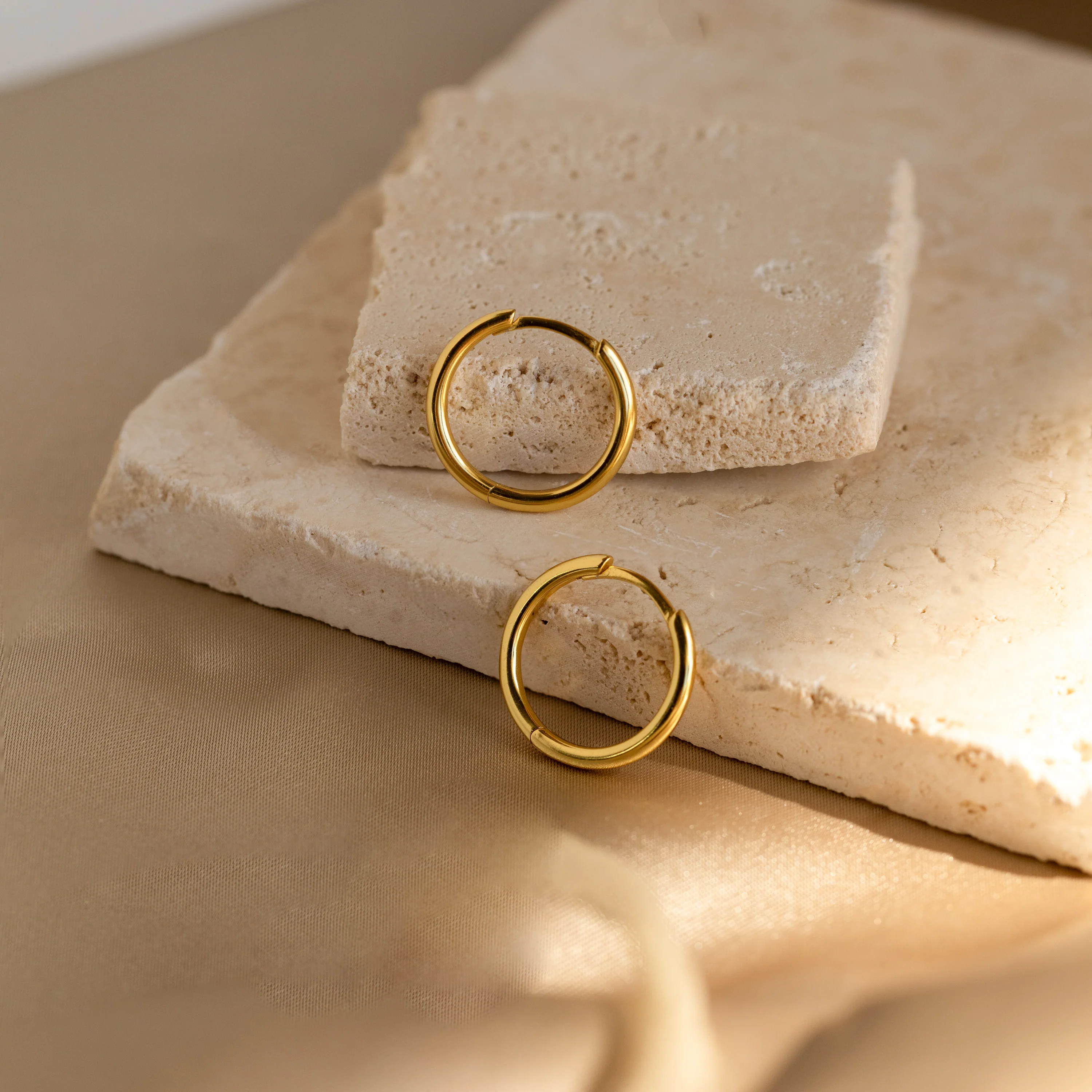 Medium Bold Hoops - Image 2
