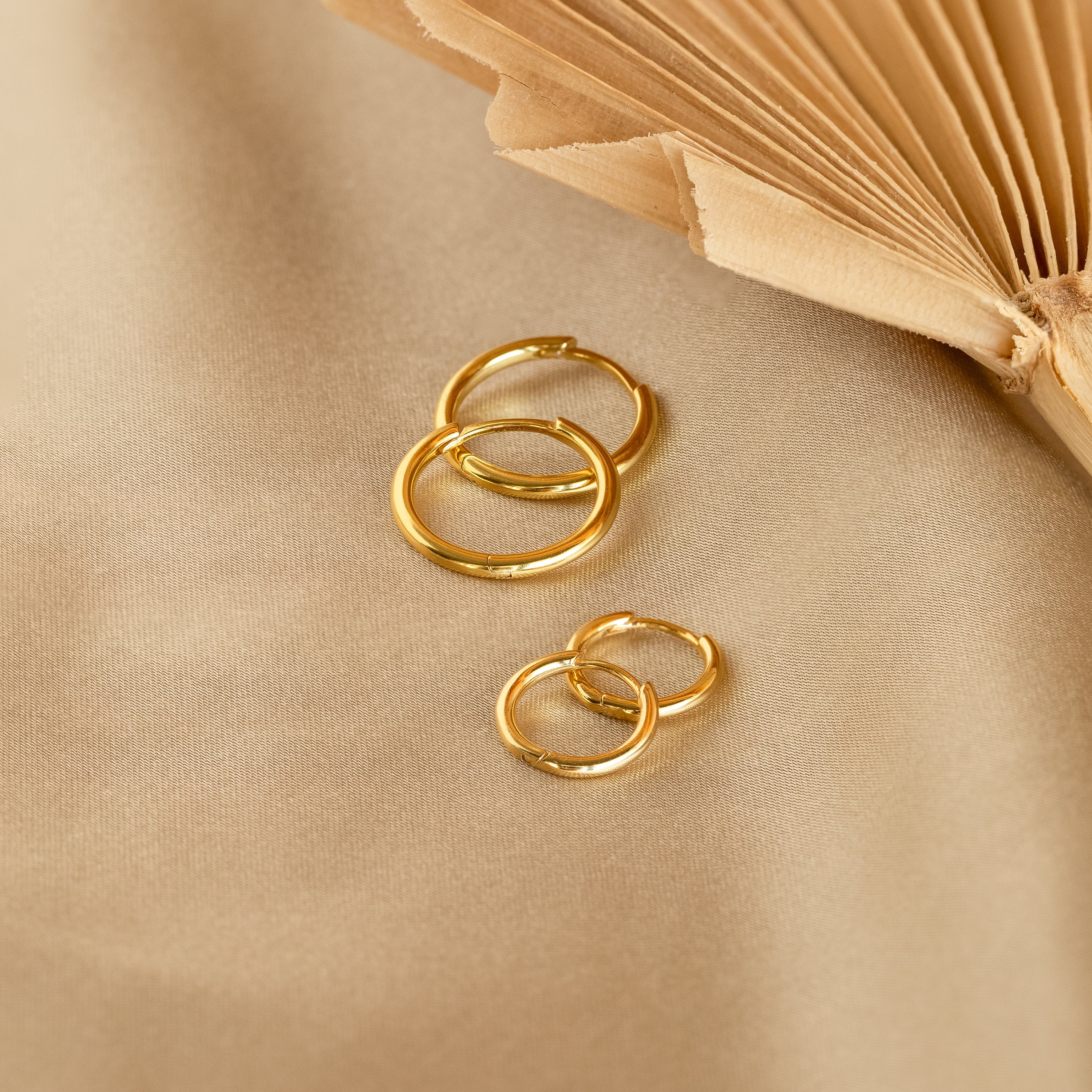 Medium Bold Hoops - Image 5