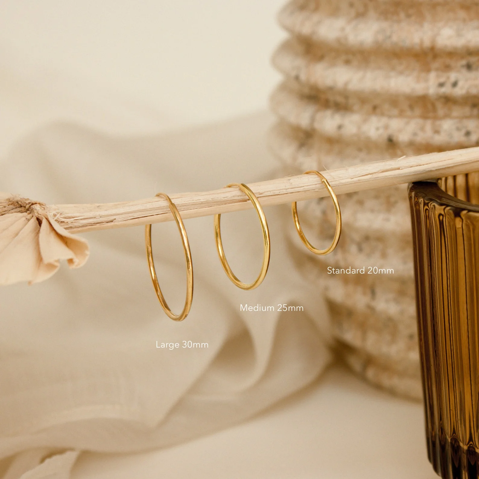 Medium Thin Hoops - Image 7