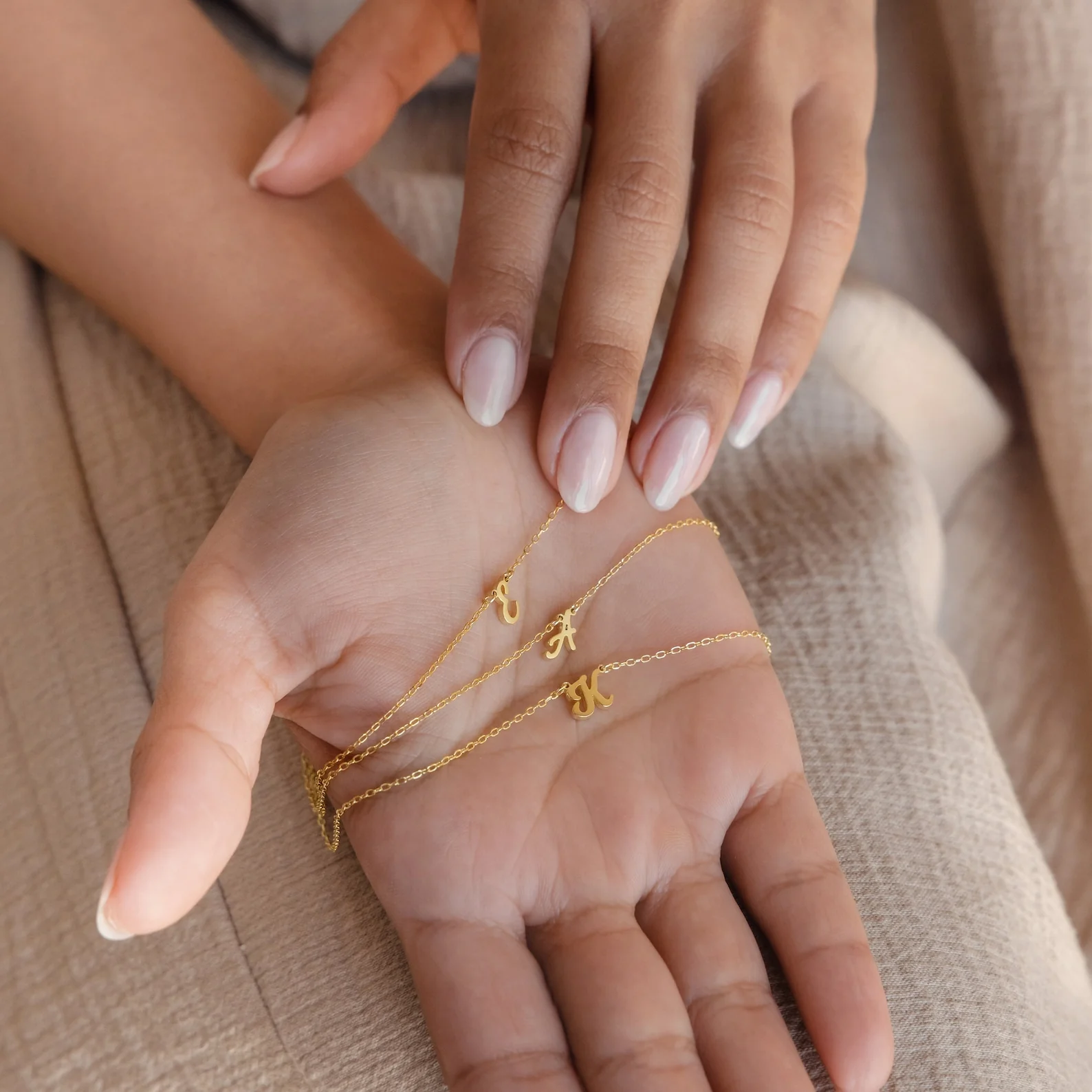 Mellow Dainty Initial Necklace - Image 6