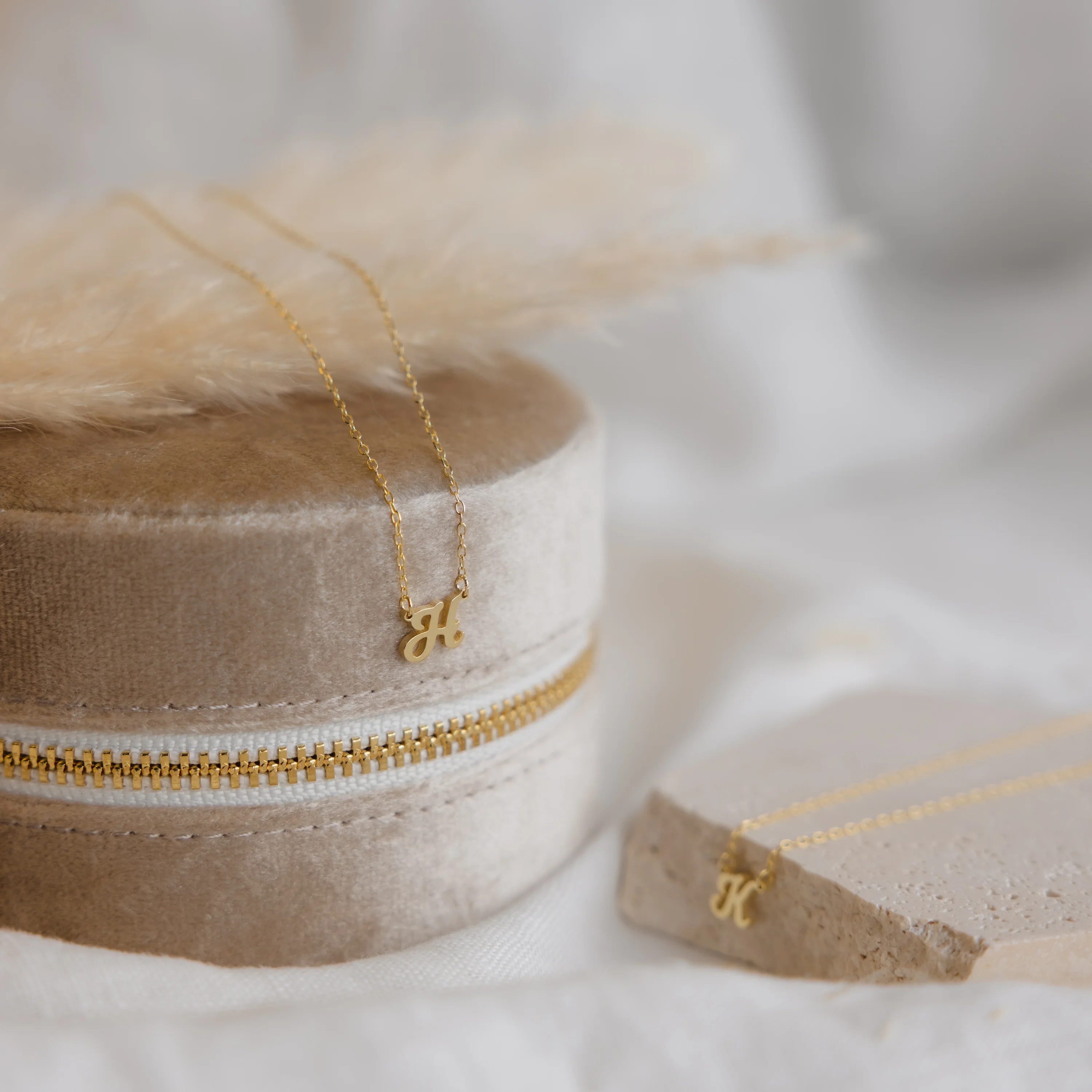 Mellow Dainty Initial Necklace - Image 7