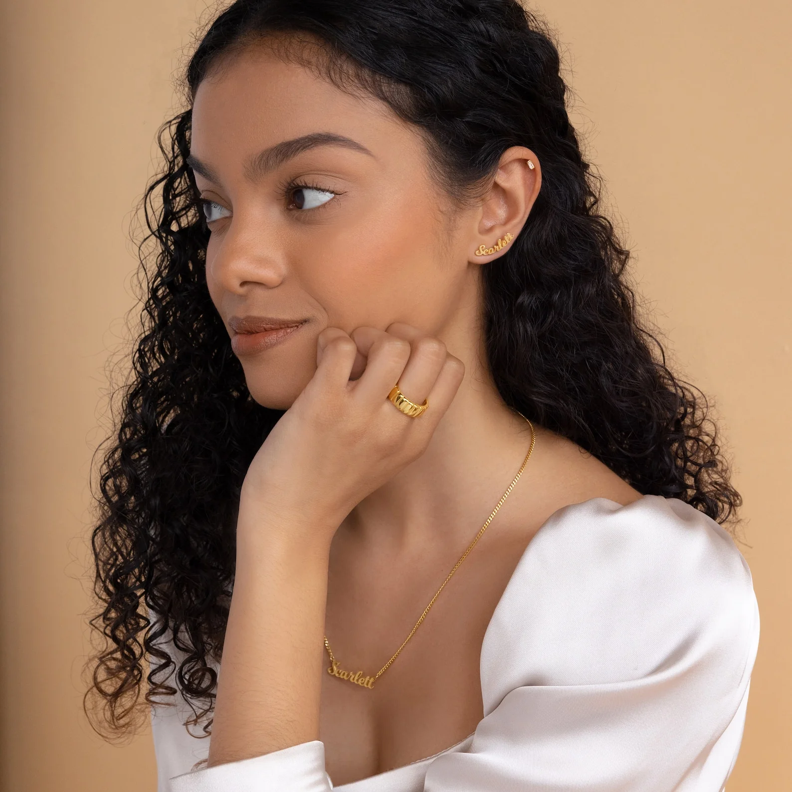 Mellow Name Earrings - Image 6