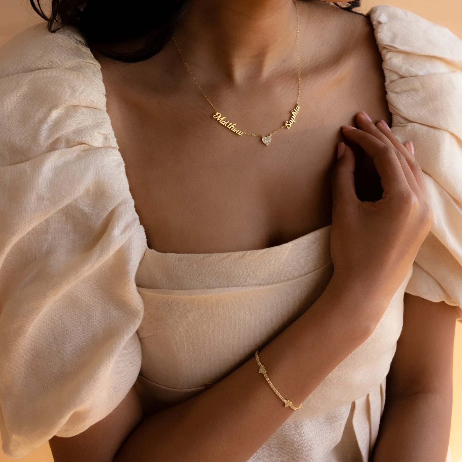Mellow Name Heart Necklace - Image 4