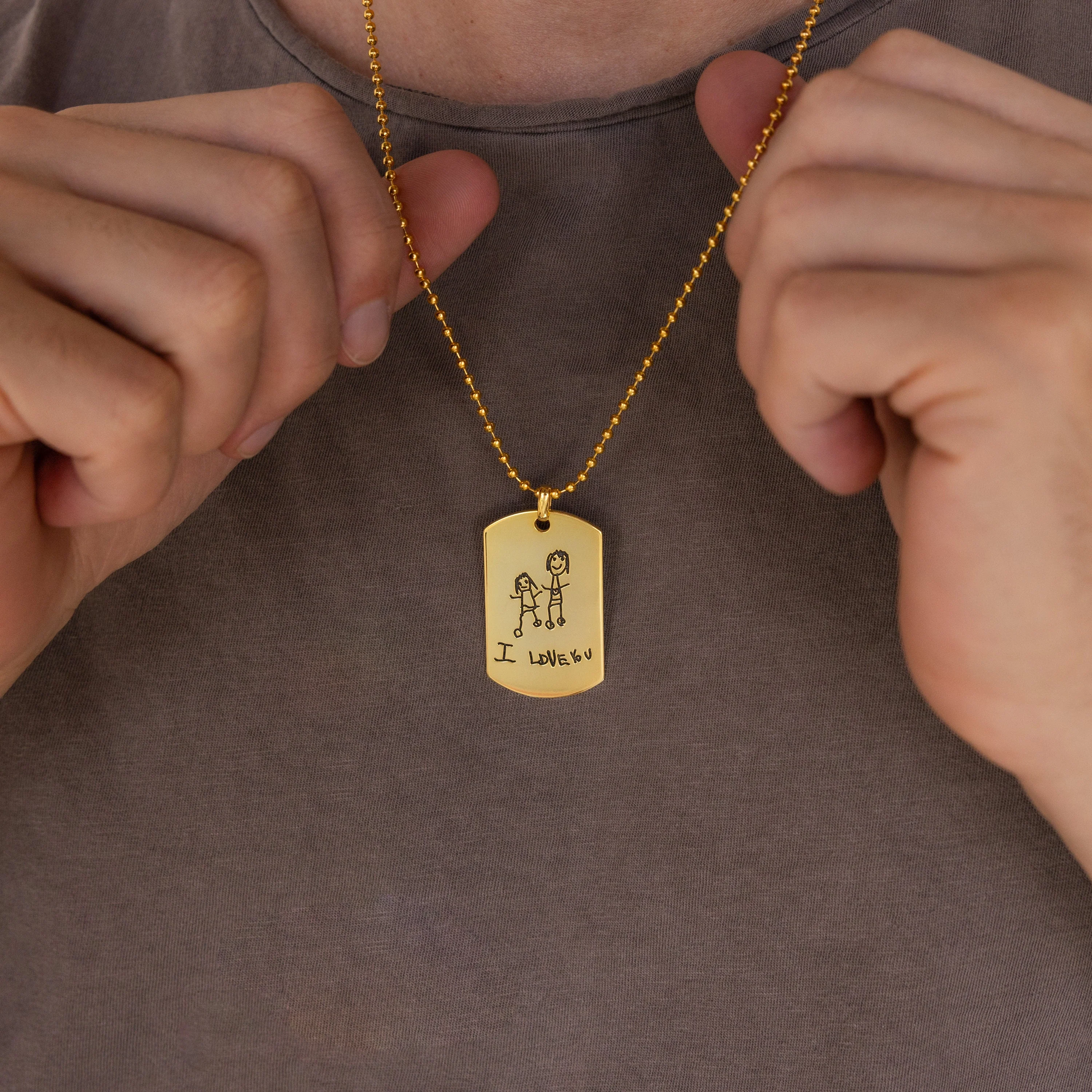 Men's Dog Tag Necklace - Image 4