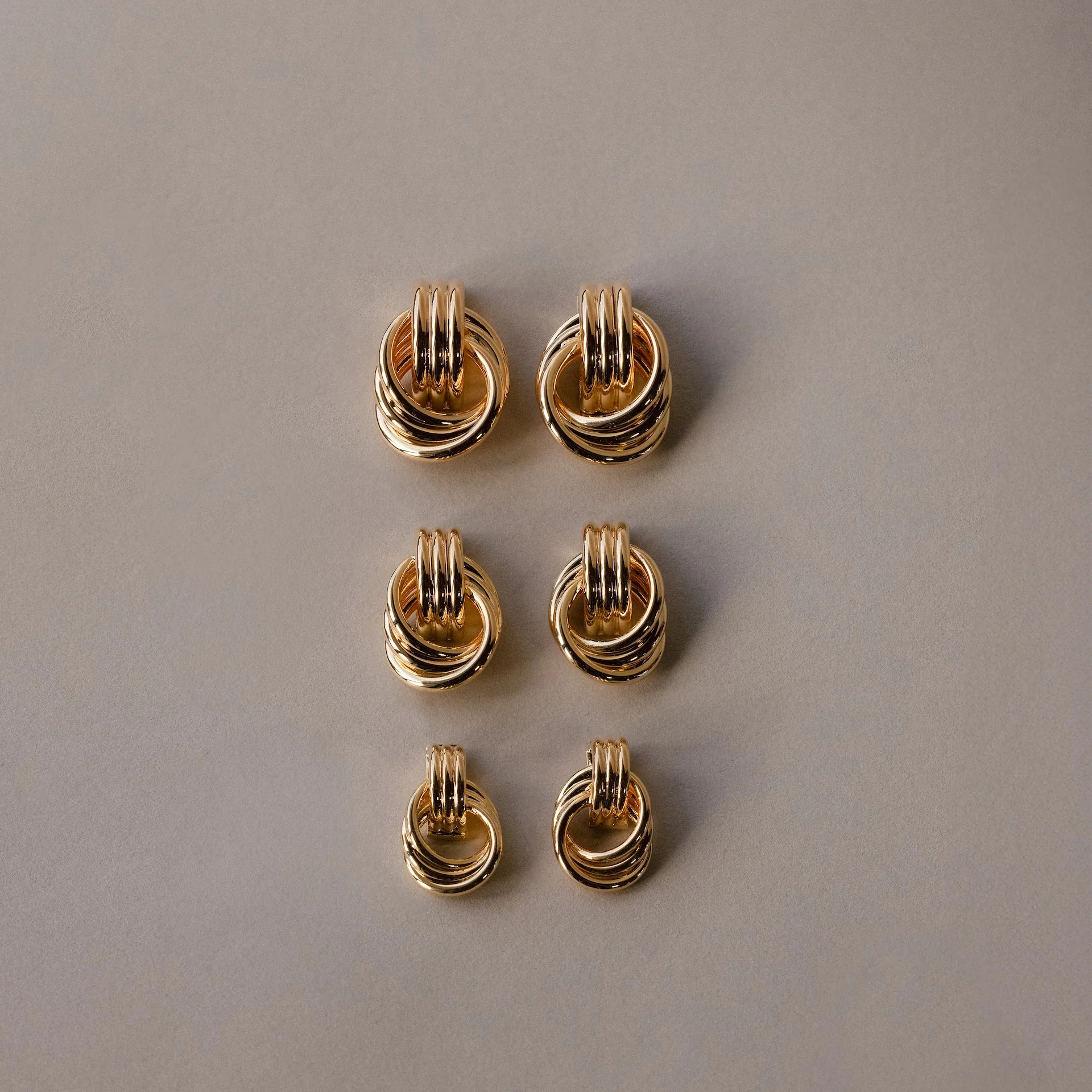 Micro Triple Knot Earrings - Image 10