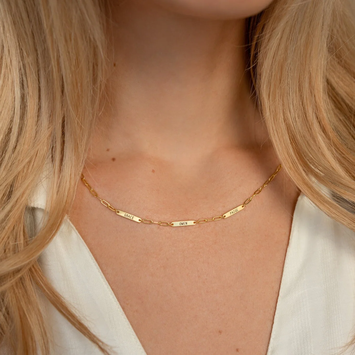 Mini Name Bar Necklace - Image 4