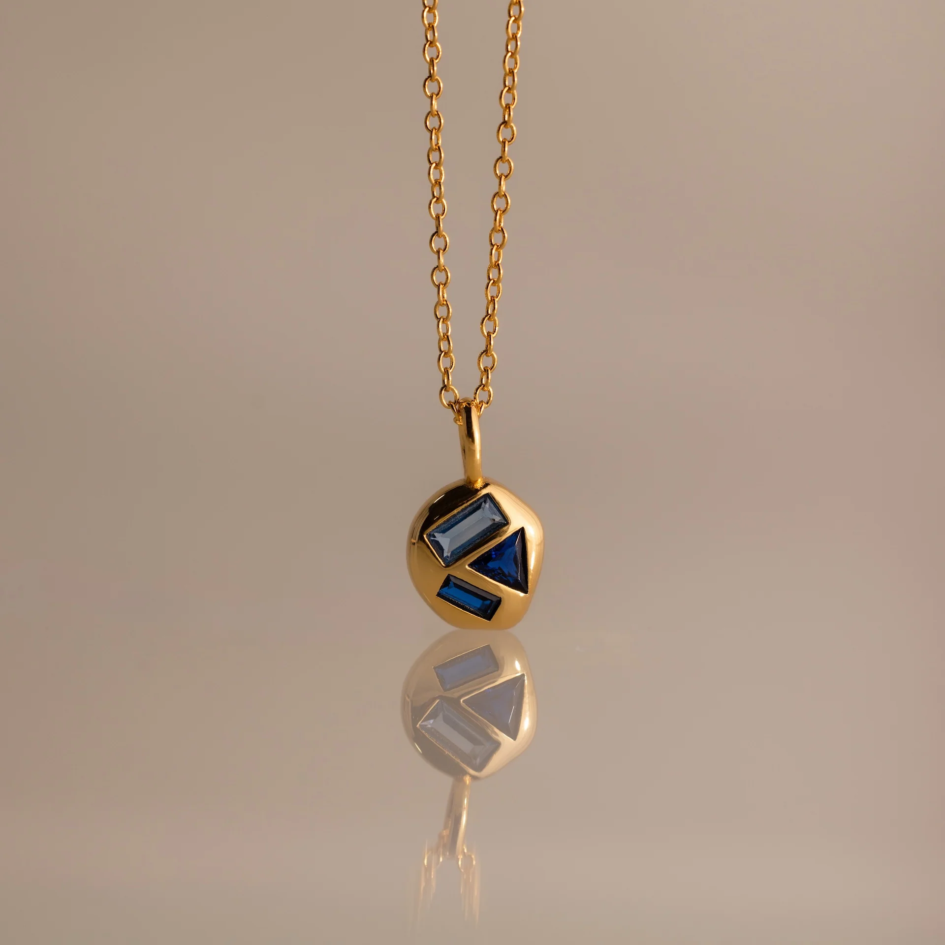 Mixed Birthstone Capsule Necklace - Image 13