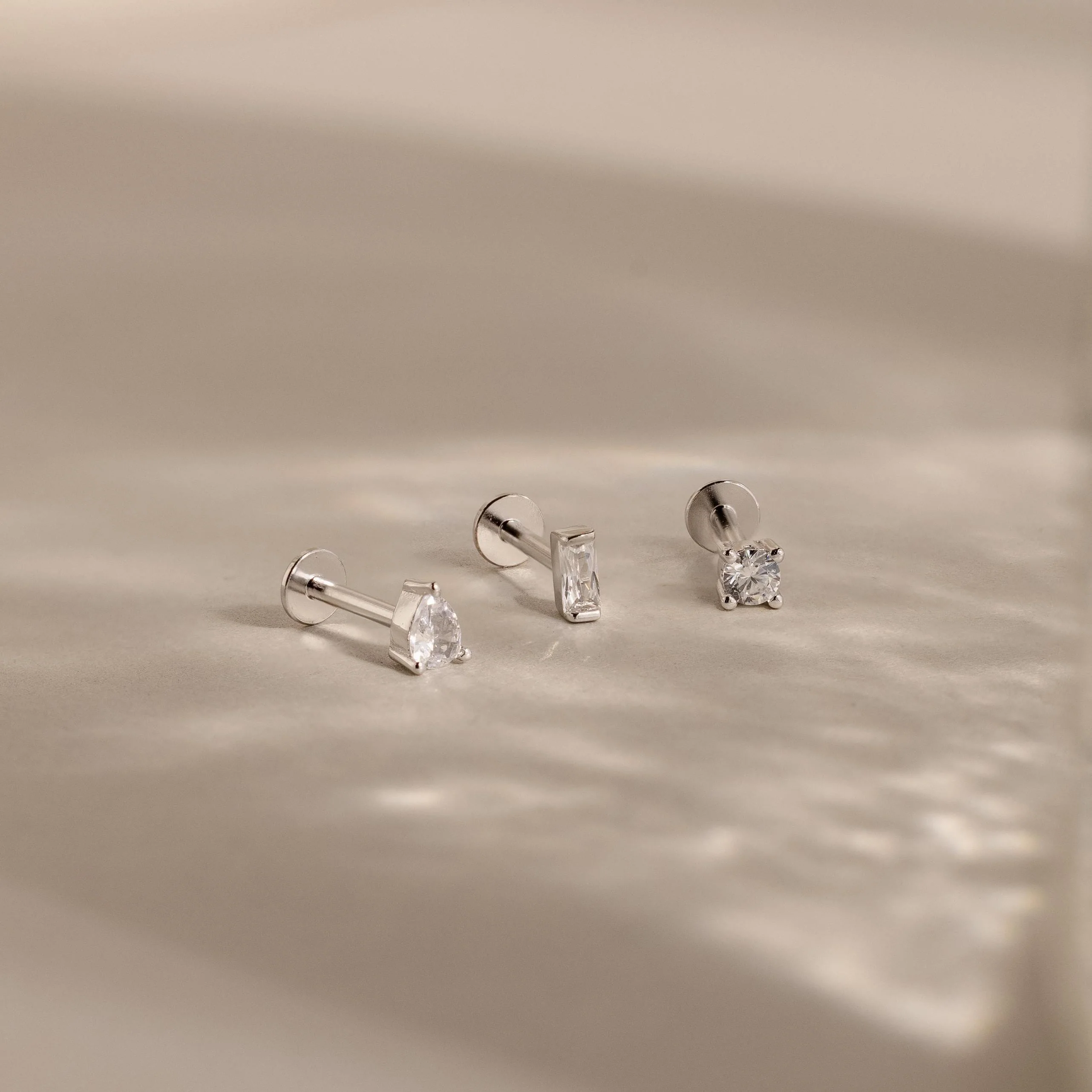 Mixed Diamond Flat Back Stud Set - Image 3