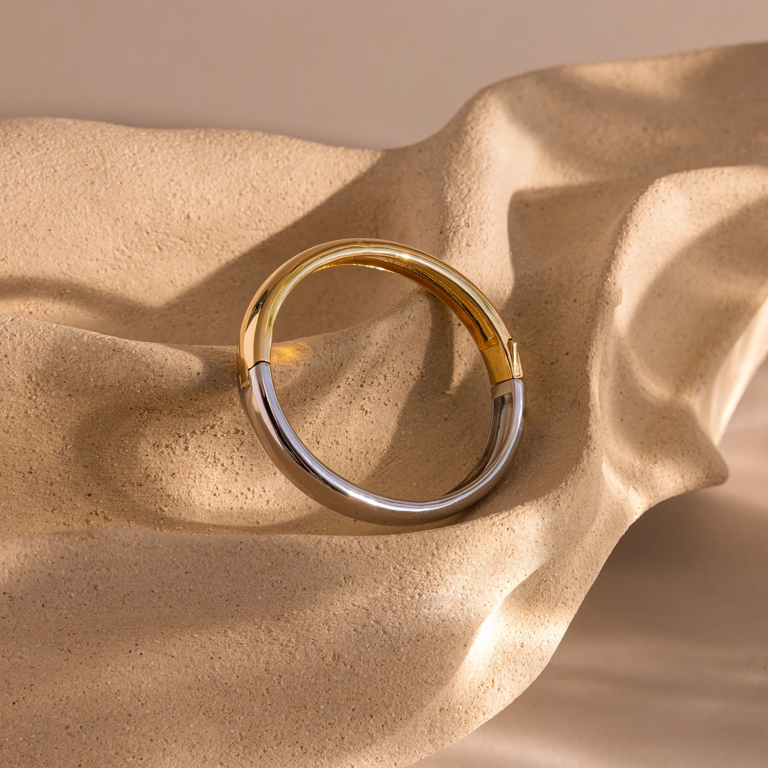 Mixed Metal Bangle - Image 3