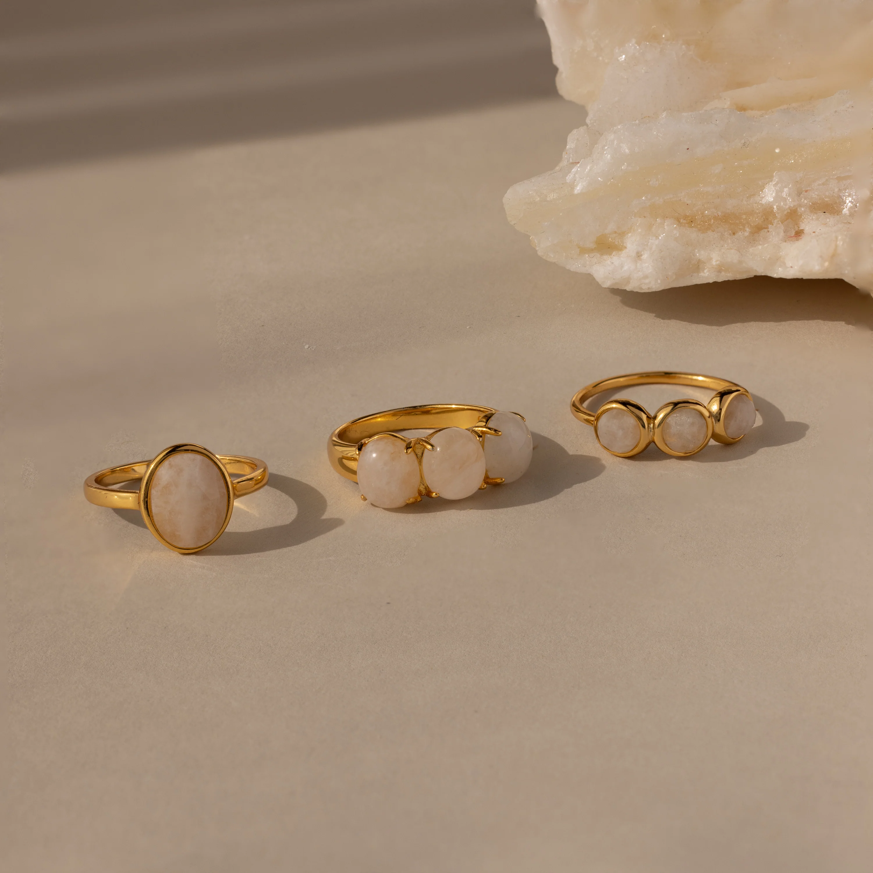 Moonstone Cluster Ring - Image 6